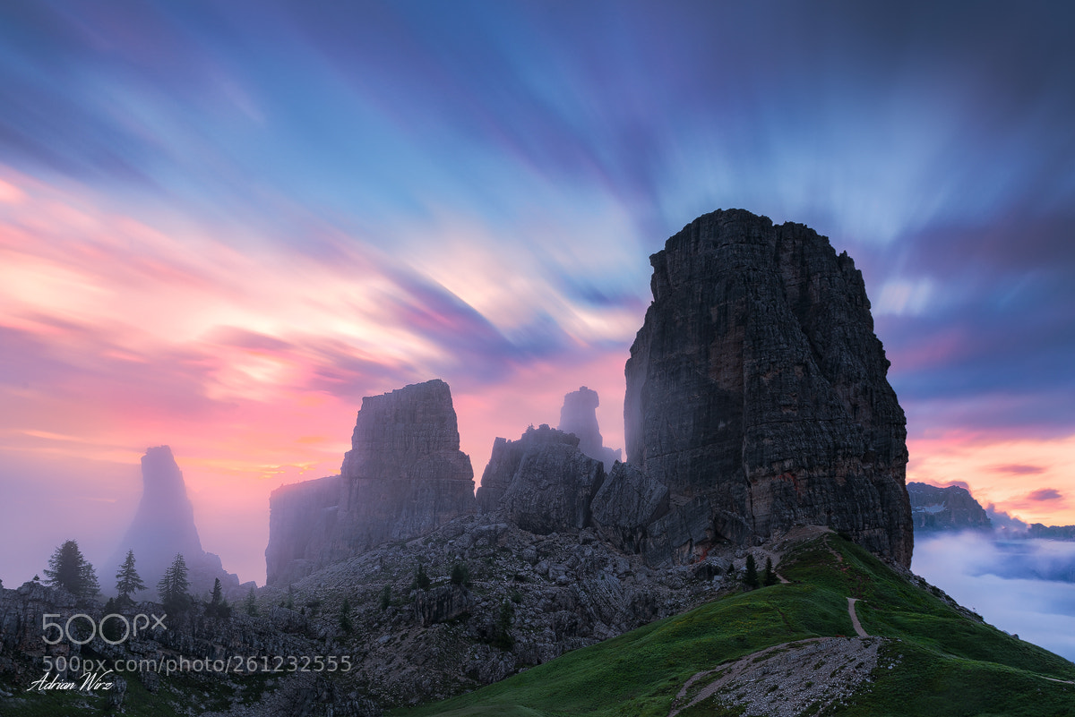 Nikon D810 sample photo. Dolomites - cinque torri photography