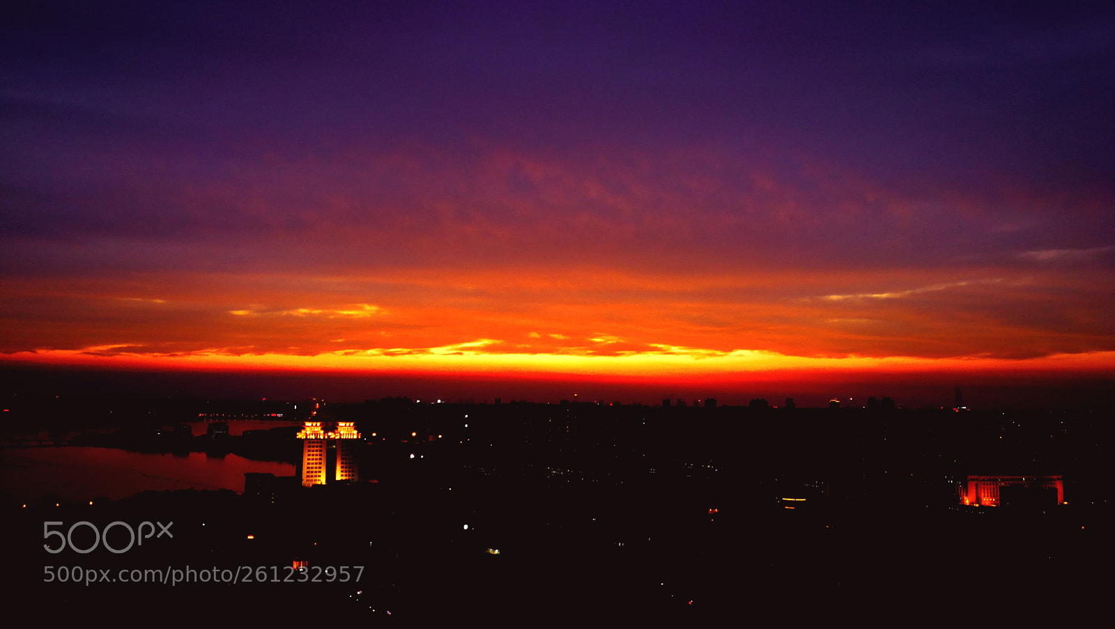 HUAWEI P10 sample photo. Sunset photography