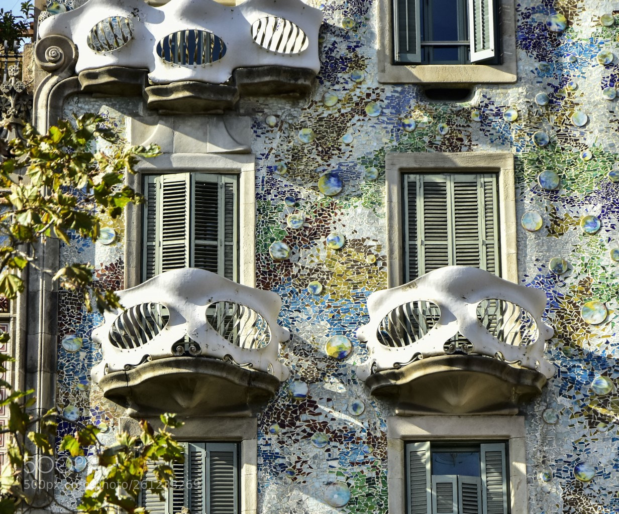 Nikon D7200 sample photo. Bcn fachada1 photography