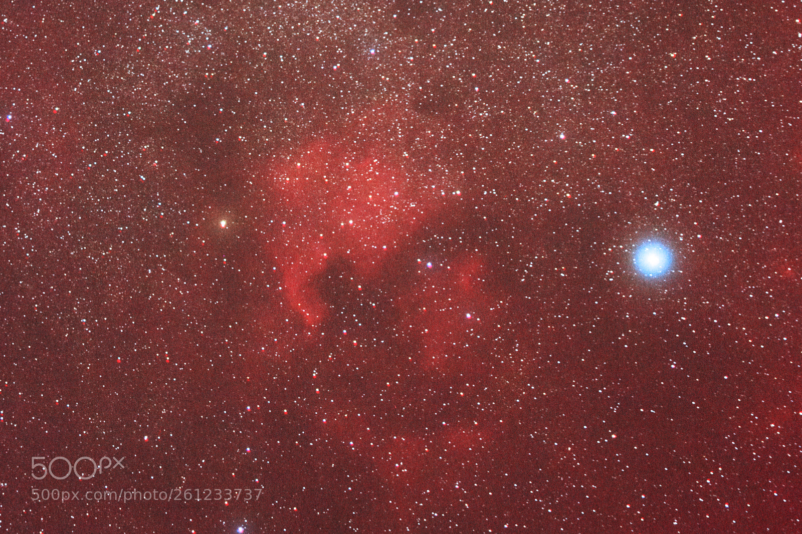 Canon EOS 1100D (EOS Rebel T3 / EOS Kiss X50) sample photo. North america nebula photography