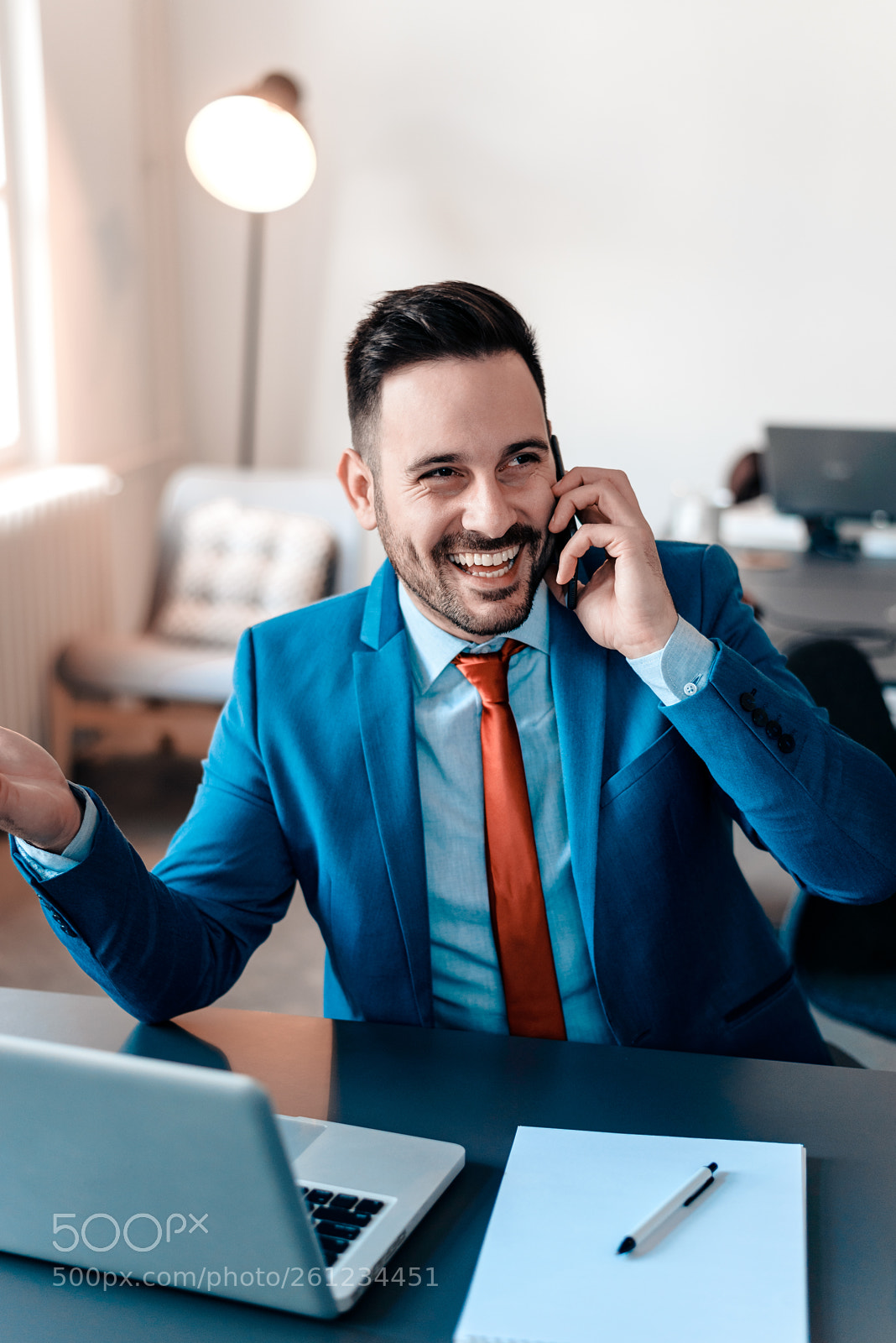 Nikon D610 sample photo. Portrait of smiling businessman photography