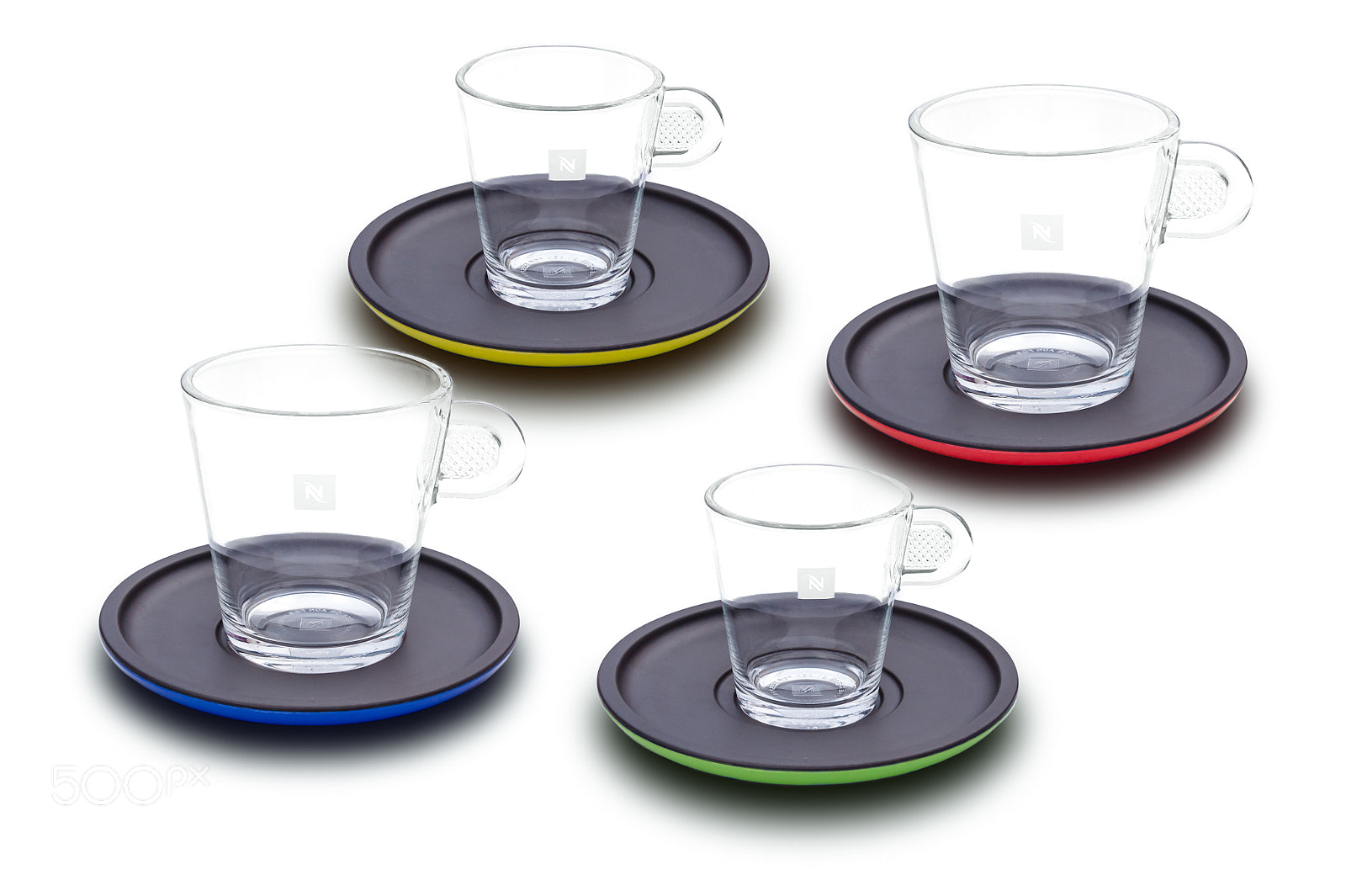 Nikon D700 sample photo. Nespresso serving set photography