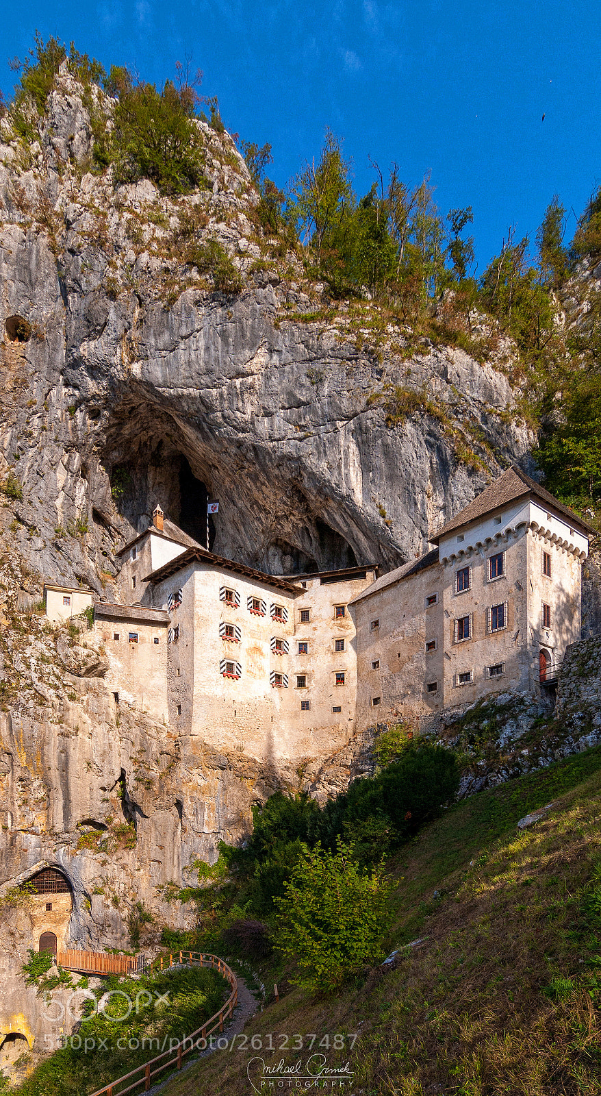 Nikon D200 sample photo. Castle predjama, slovenia photography