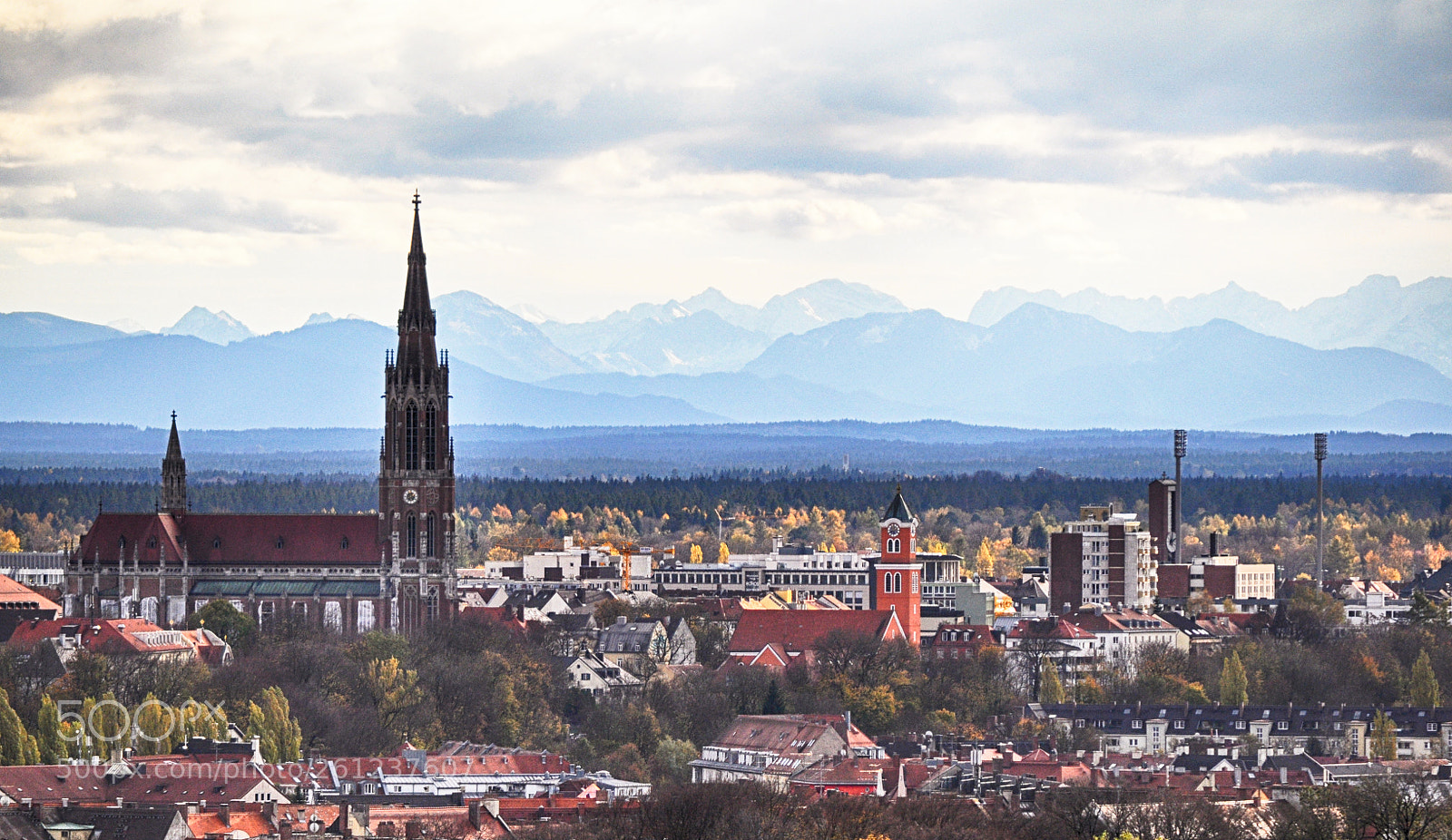 Nikon D5000 sample photo. View to alps photography