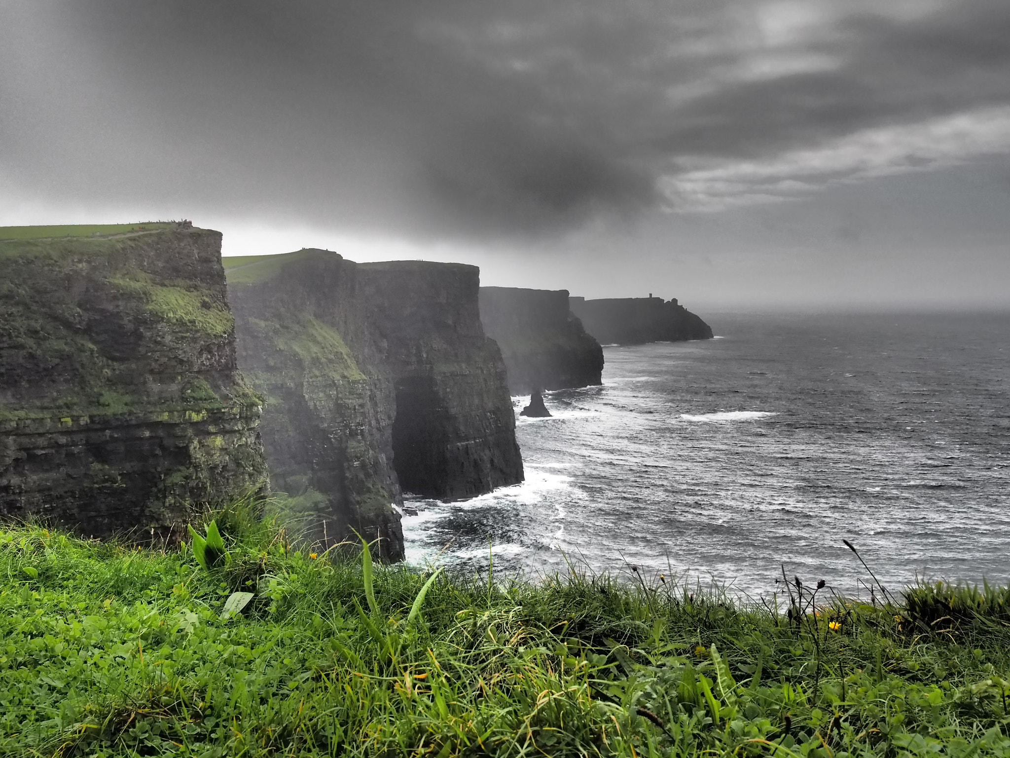 Olympus PEN E-P5 sample photo. Cliffs of moher, ireland photography