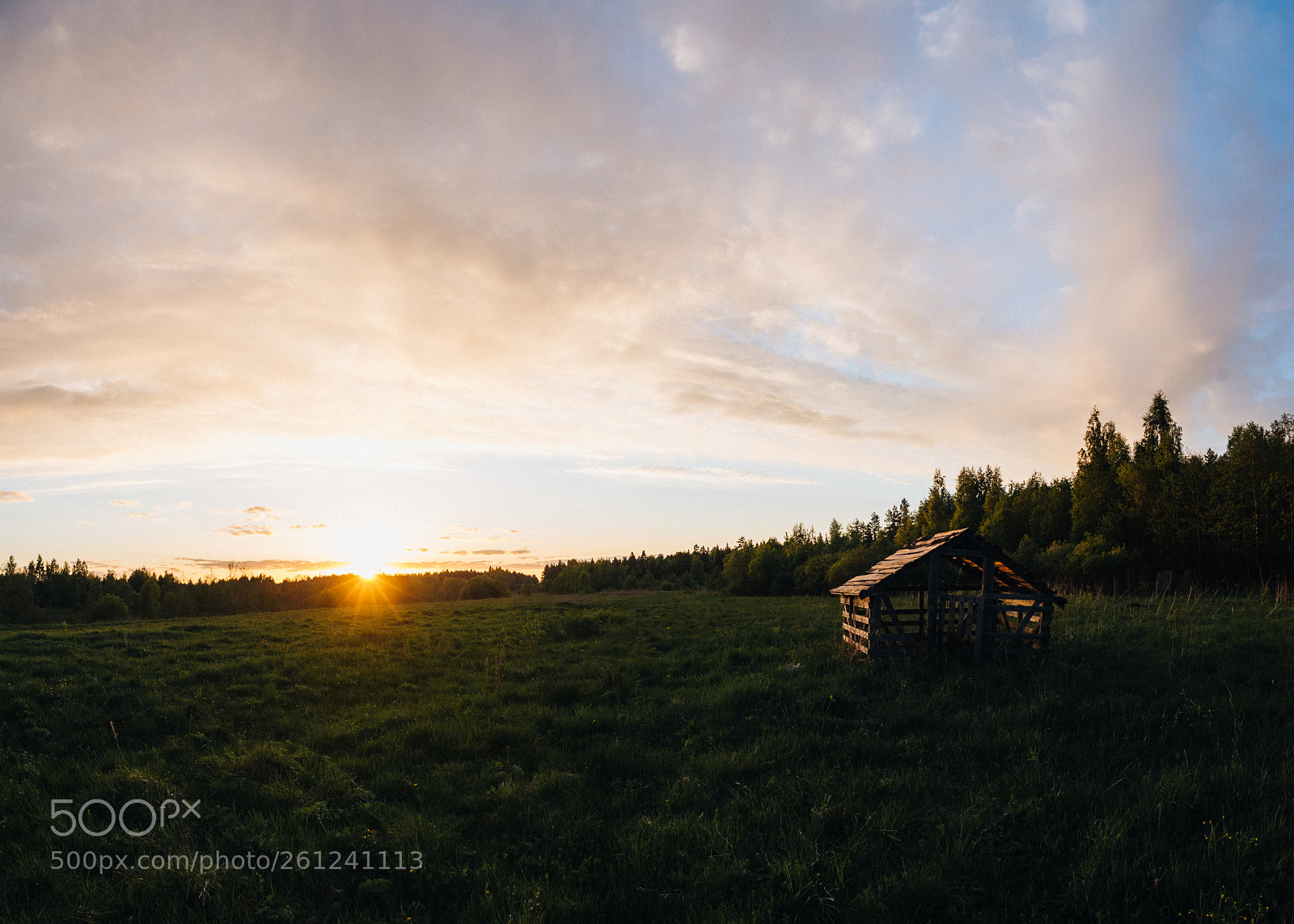 Nikon D600 sample photo. Village sunset photography