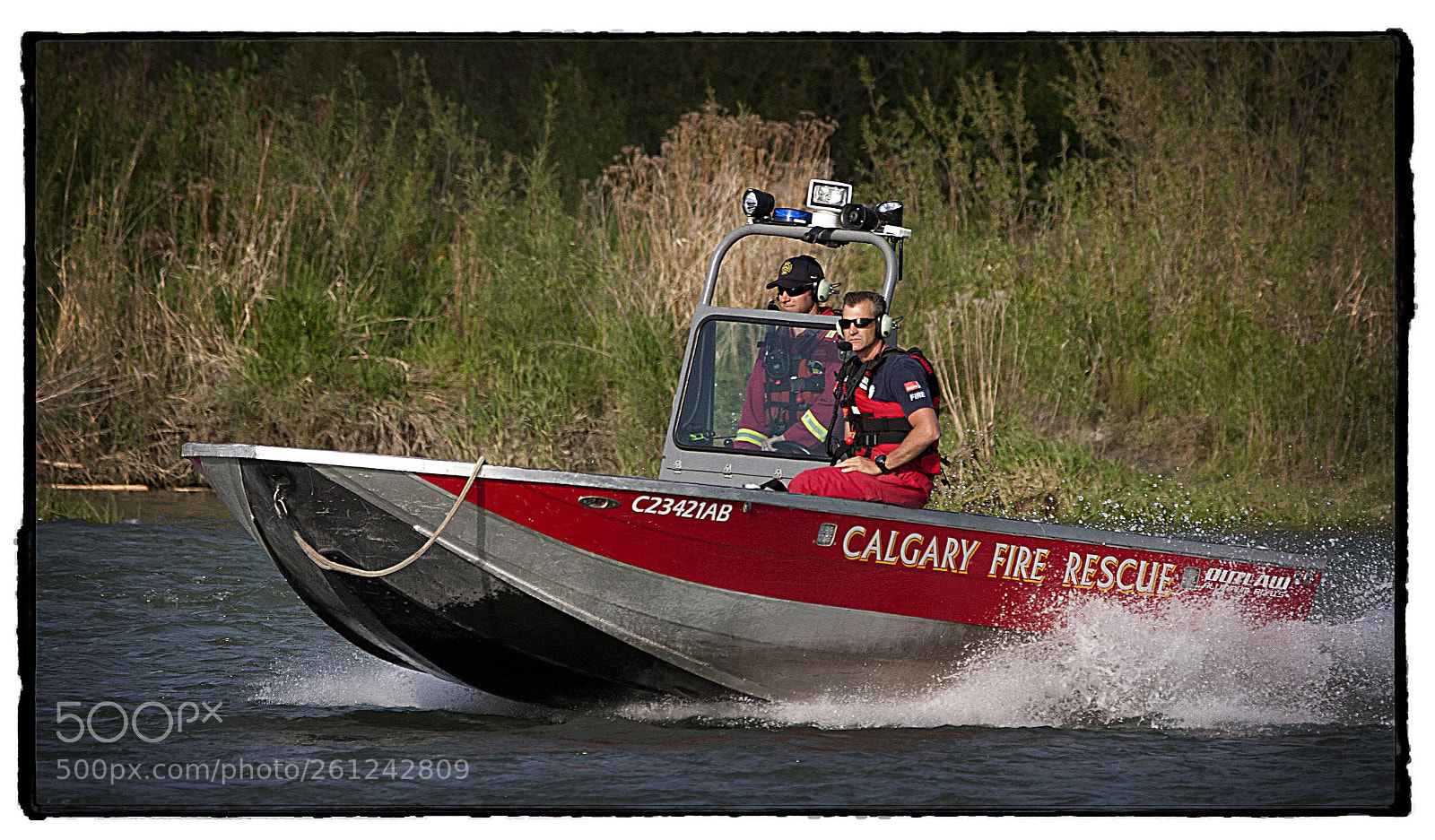 Canon EOS 40D sample photo. Calgary fire department water photography