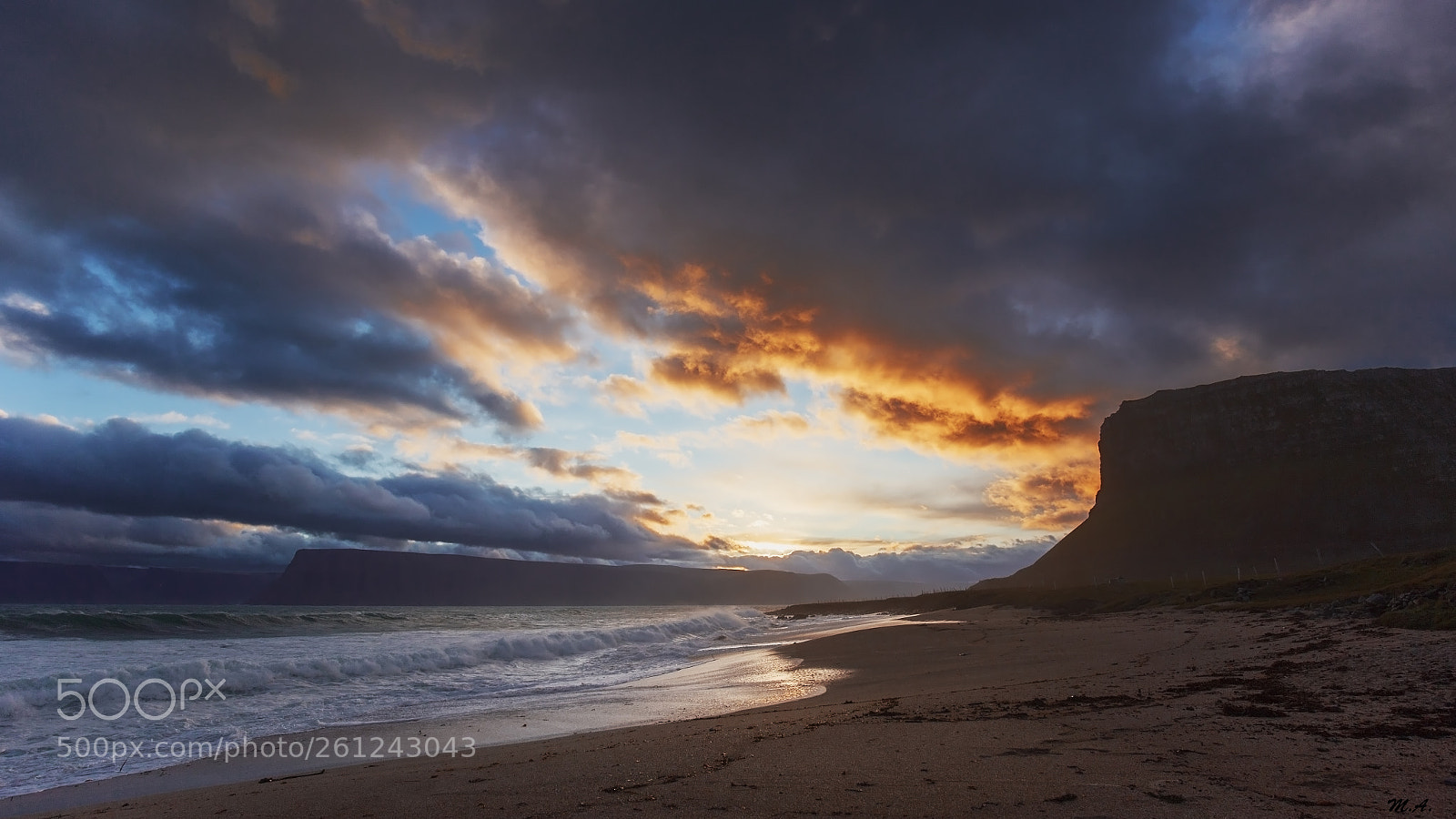 Canon EOS 6D sample photo. Oceanic sunrise patreksfjordur, western photography