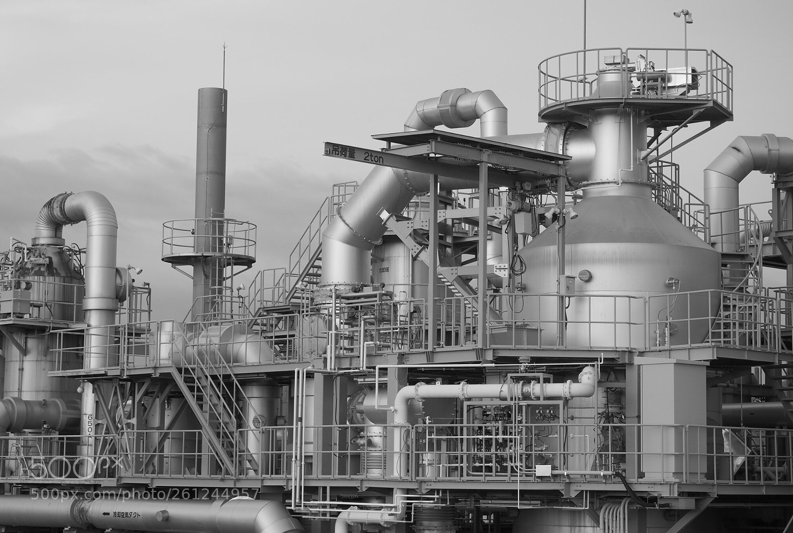 Olympus OM-D E-M10 II sample photo. Industrial plant photography