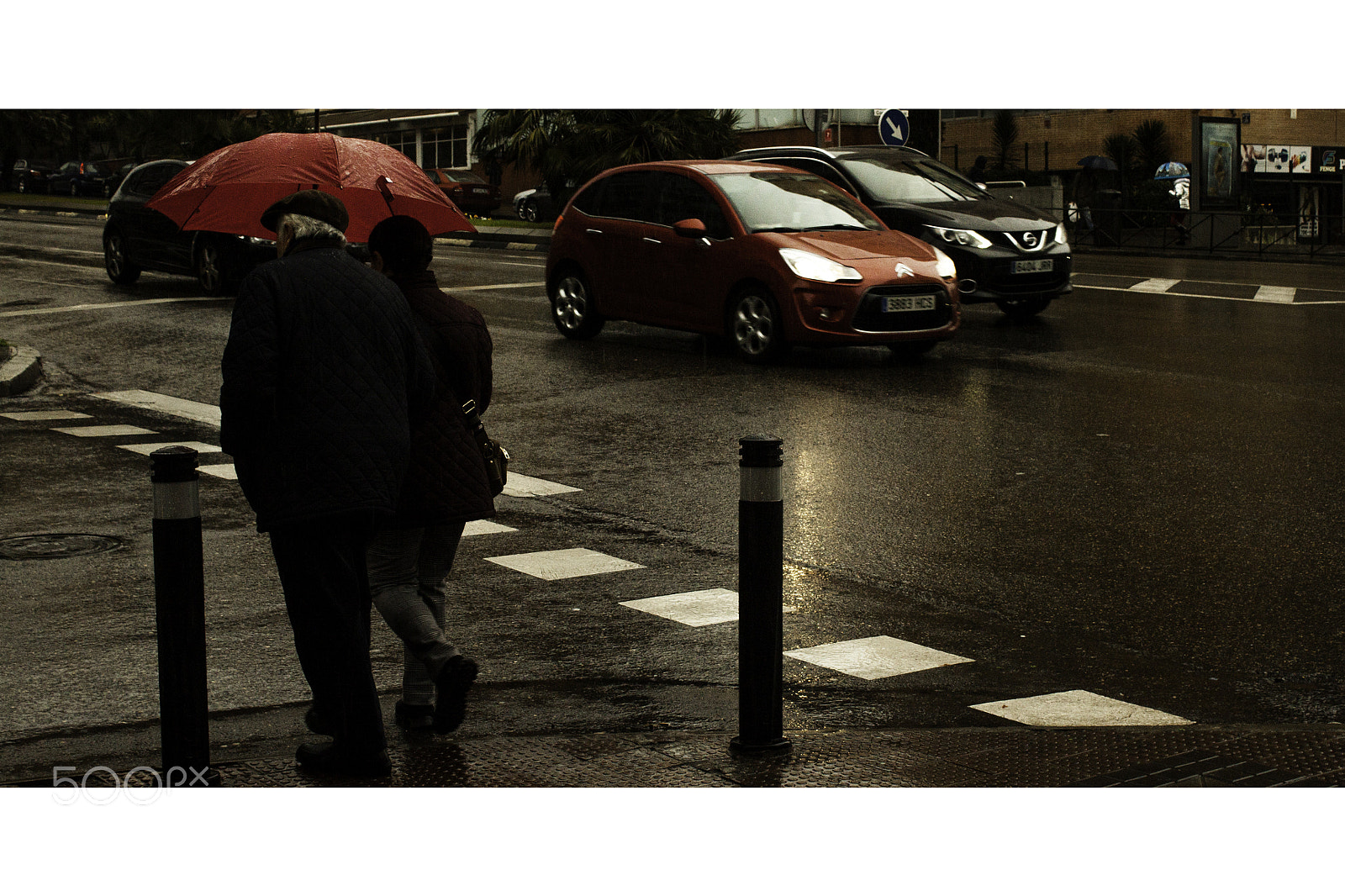 Canon EOS 500D (EOS Rebel T1i / EOS Kiss X3) sample photo. Rain and snow day photography