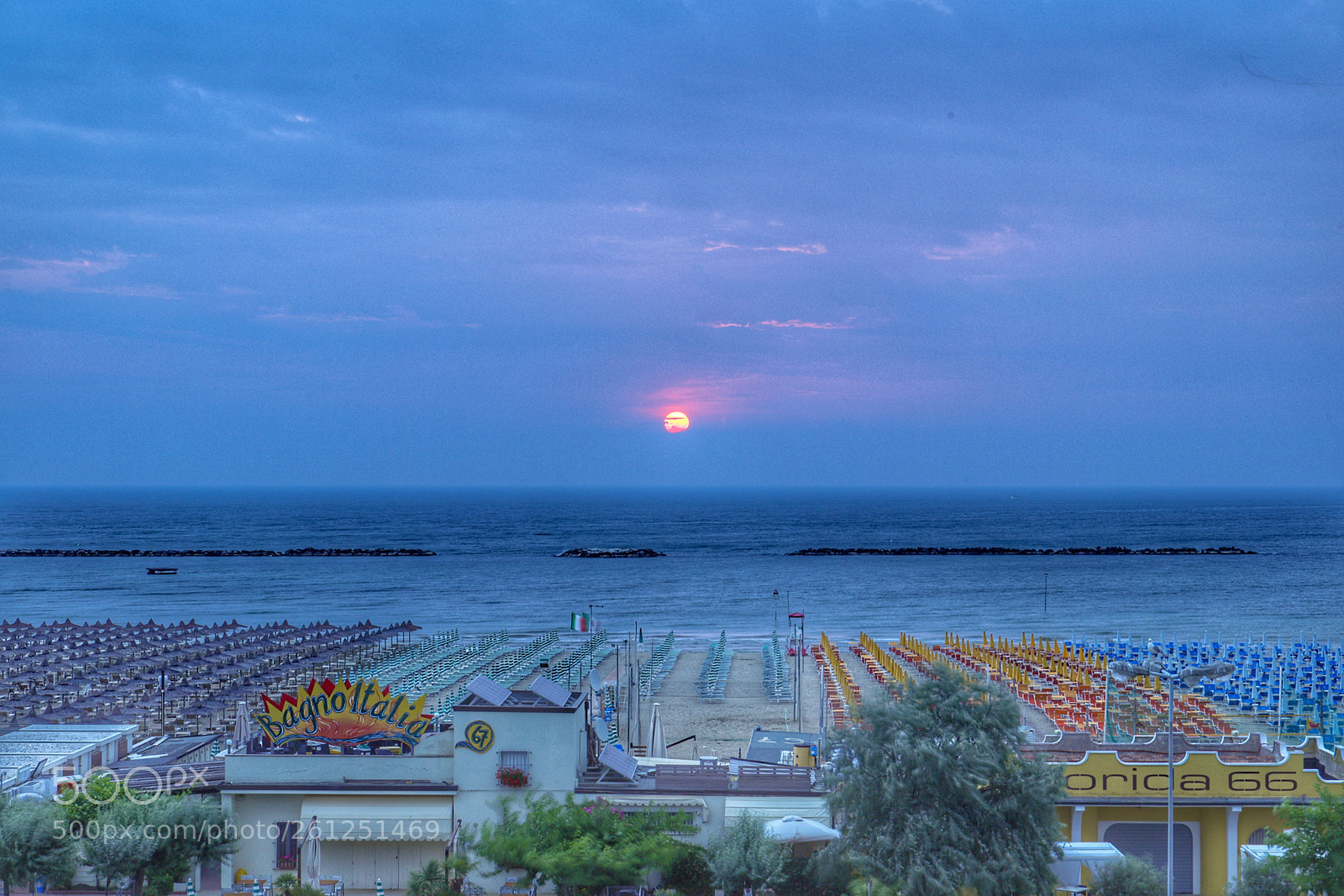 Canon EOS 6D Mark II sample photo. Sunrise on cesenatico  photography