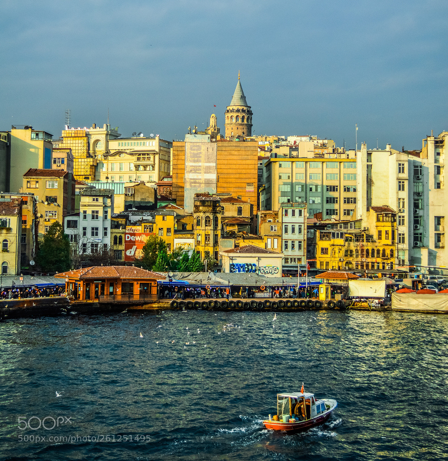 Nikon D3200 sample photo. Sunset from karaköy photography