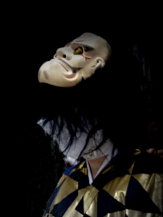 Nikon D7000 sample photo. Masked man at festival, kyoto, japan photography