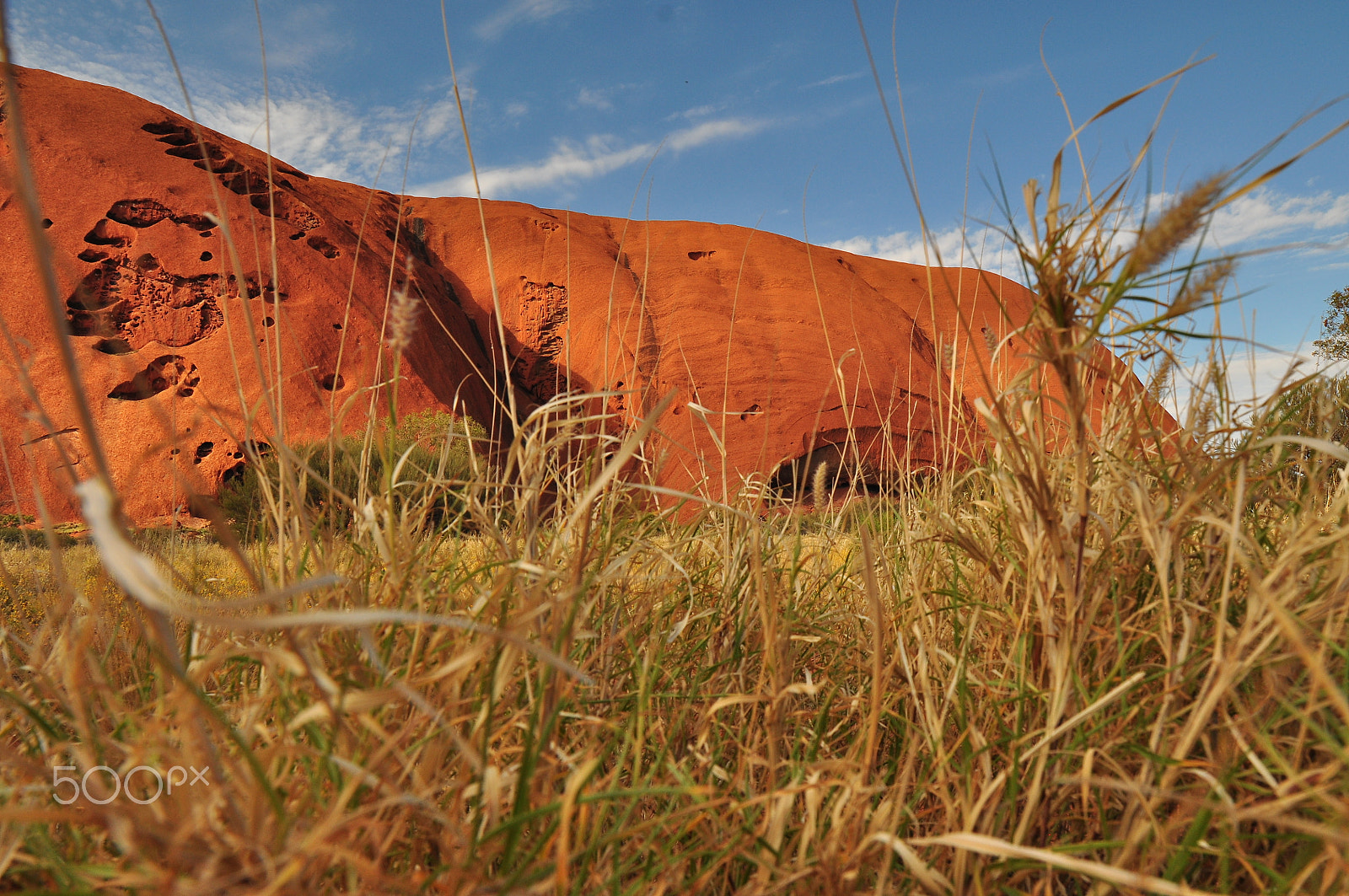 Nikon D5000 sample photo. Ayers rock photography
