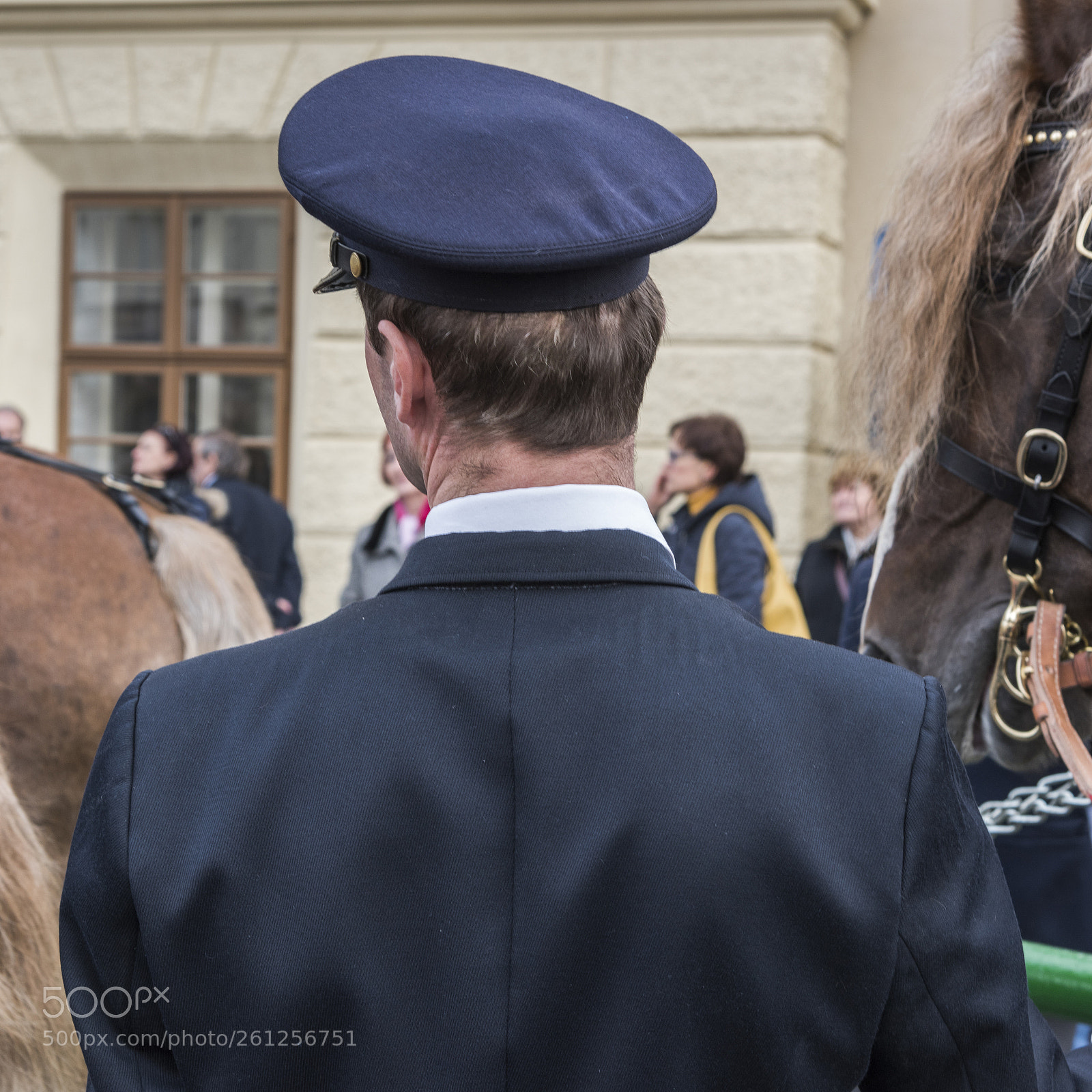 Nikon D810 sample photo. Security official in street photography