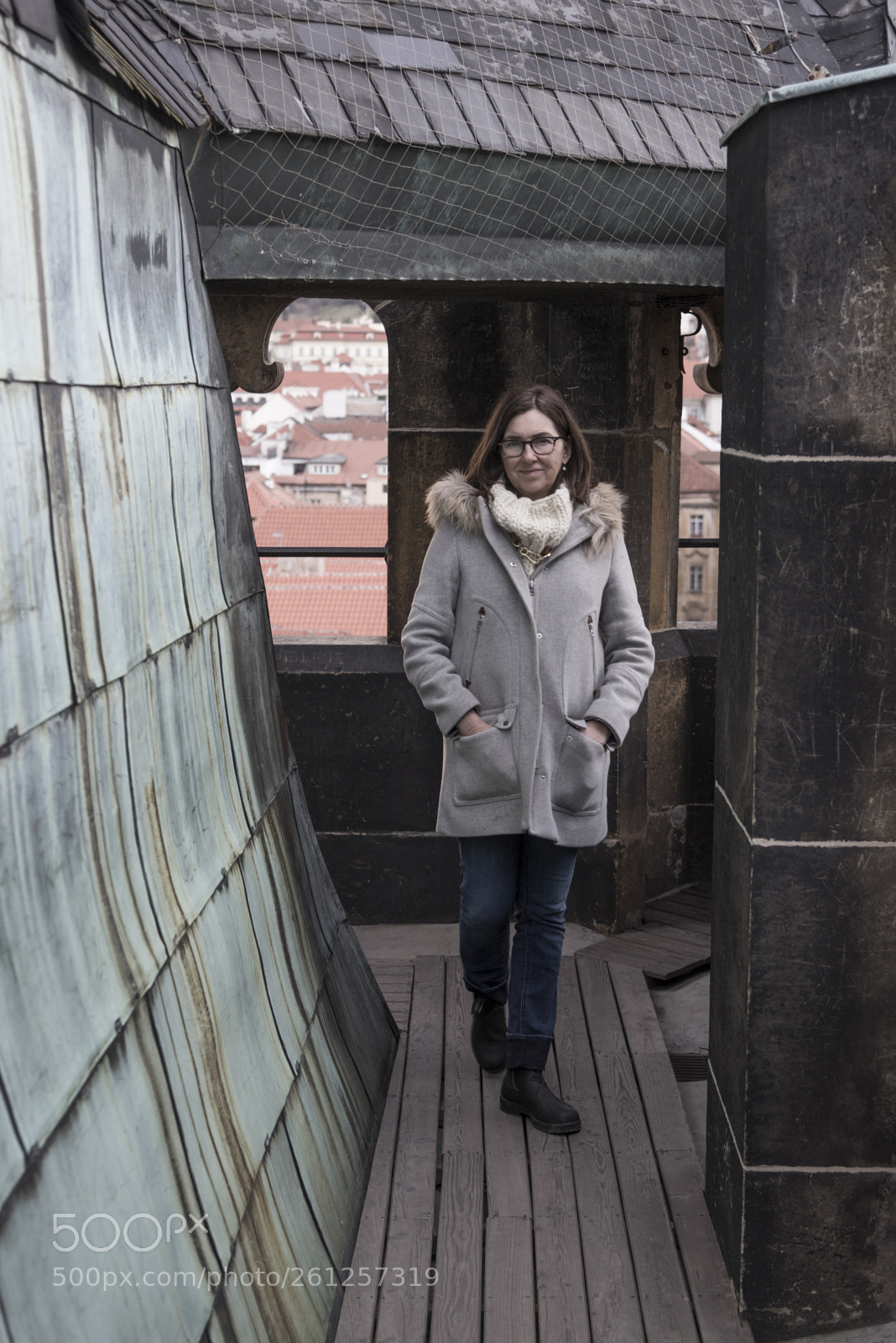 Nikon D810 sample photo. Woman standing on footbridge photography