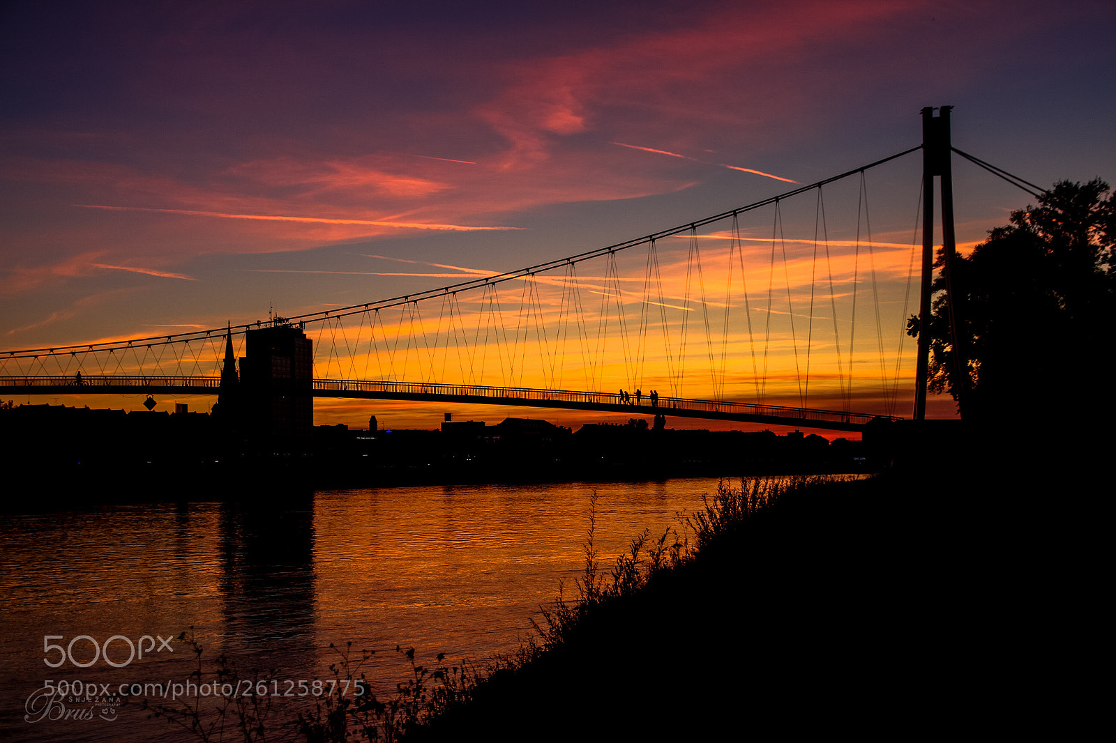 Canon EOS 7D sample photo. Sunset over river drava <3 photography