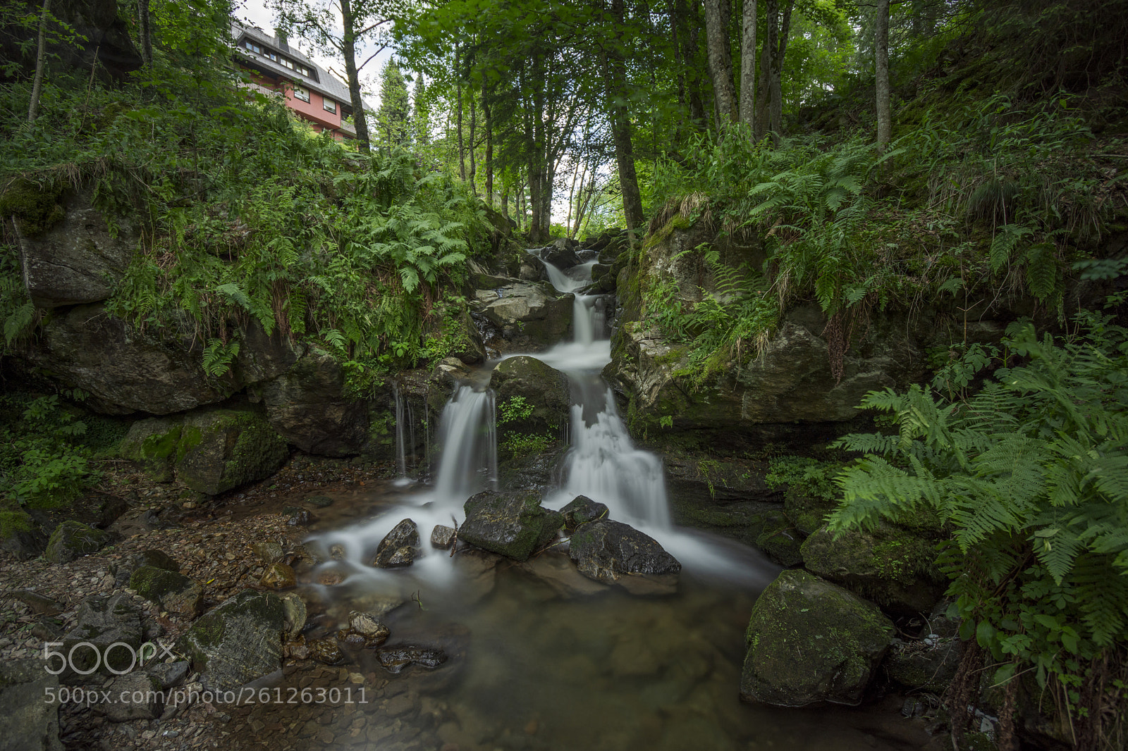 Nikon D7200 sample photo. Todtnau waterfall top photography