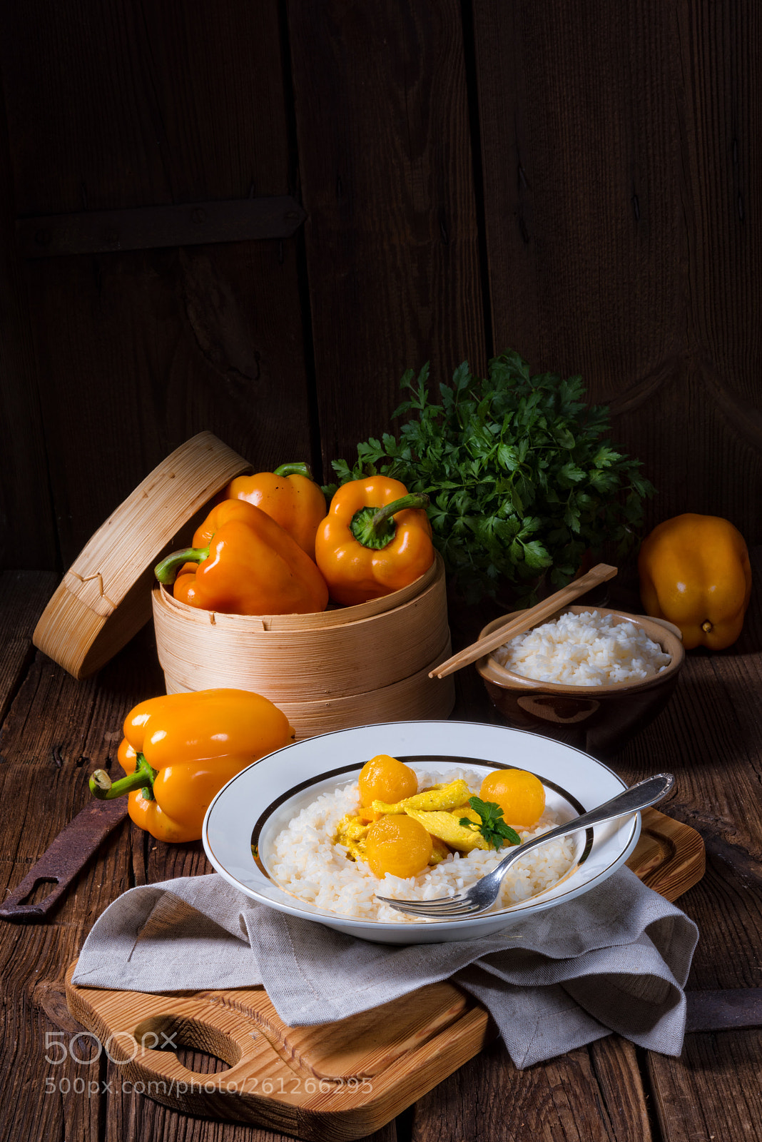 Nikon D810 sample photo. Chicken strips with rice photography