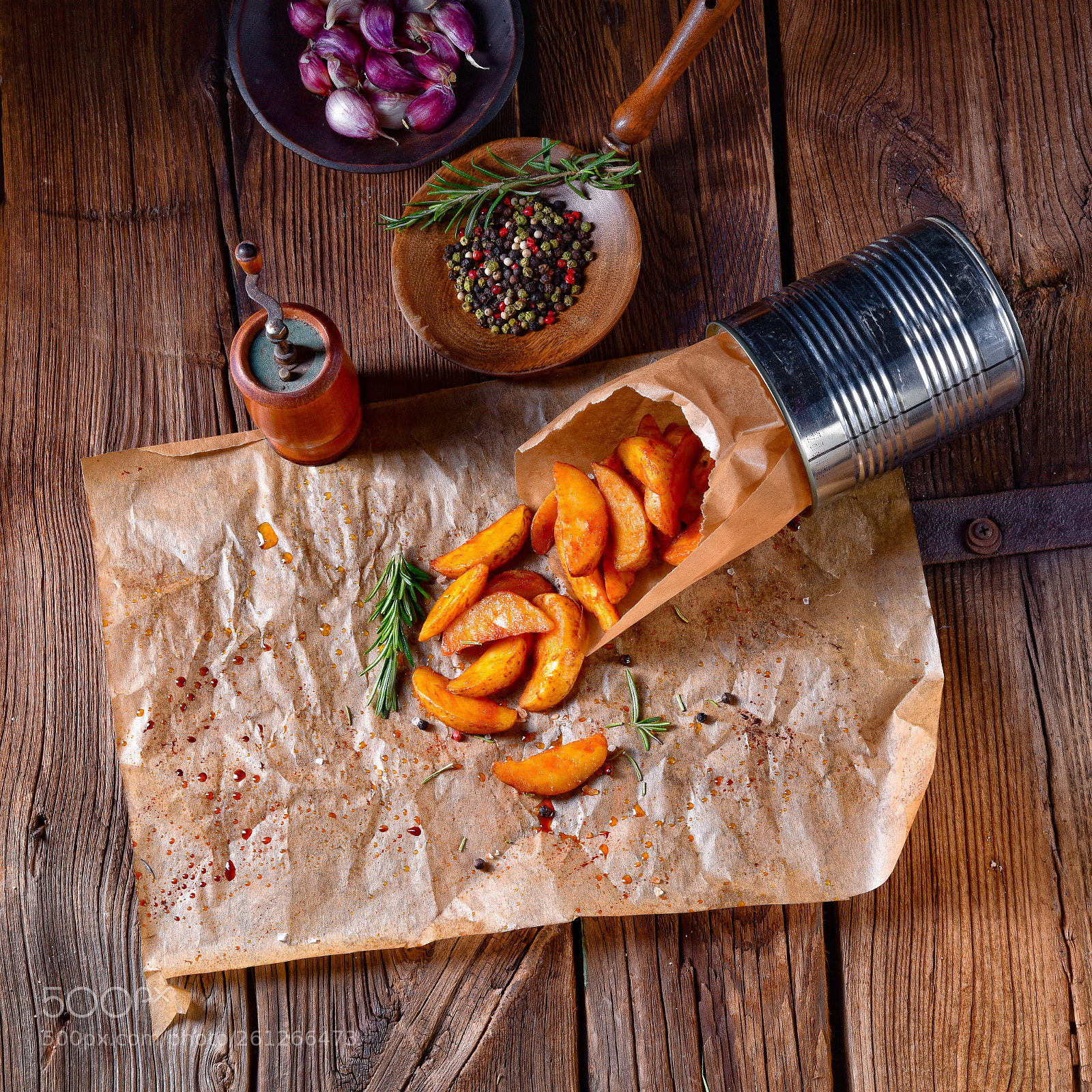 Nikon D810 sample photo. Rosemary potato wedges from photography