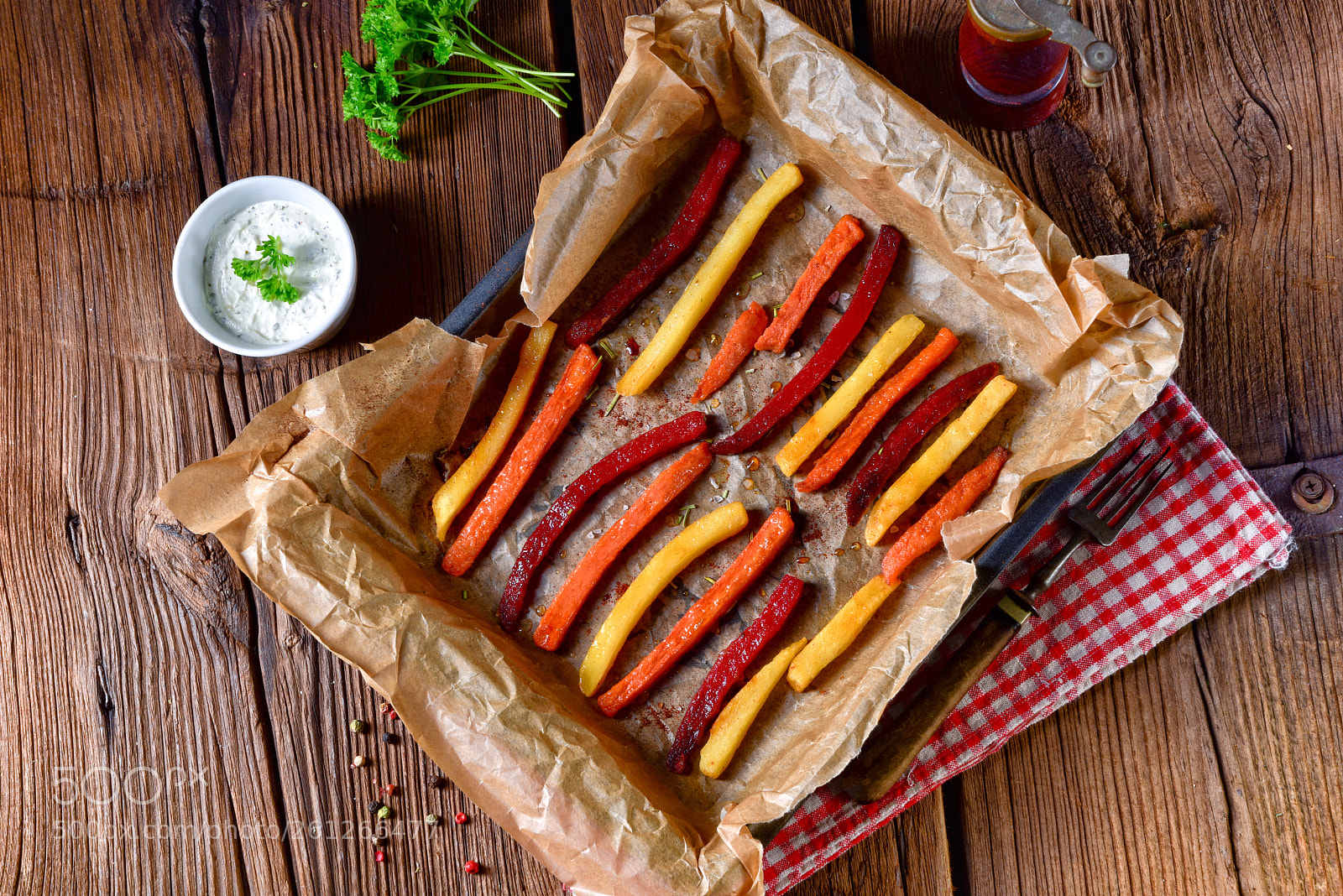 Nikon D810 sample photo. Colorful vegetable fries from photography