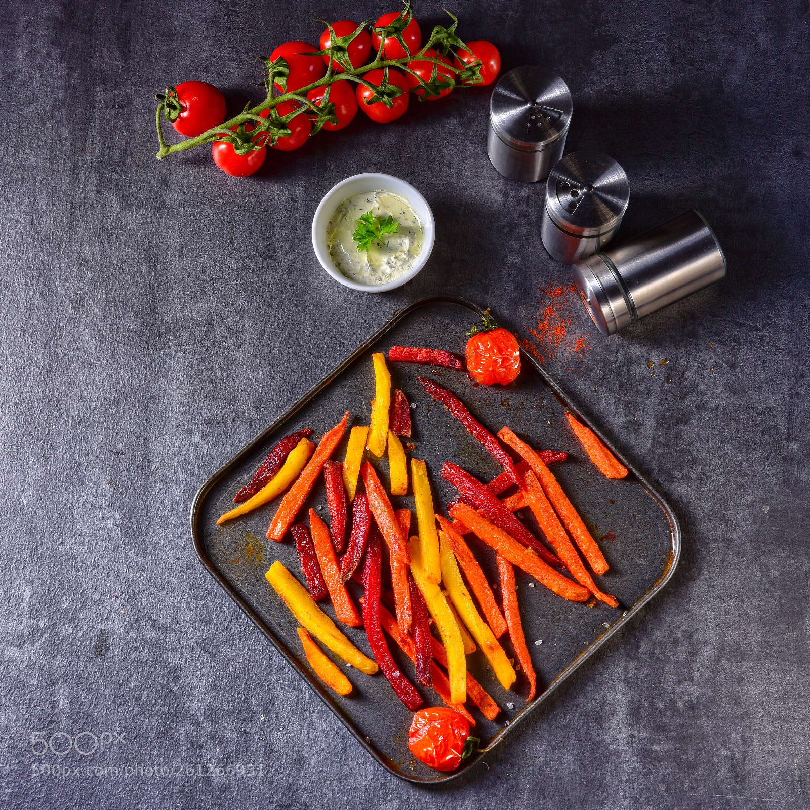 Nikon D810 sample photo. Colorful vegetable fries from photography