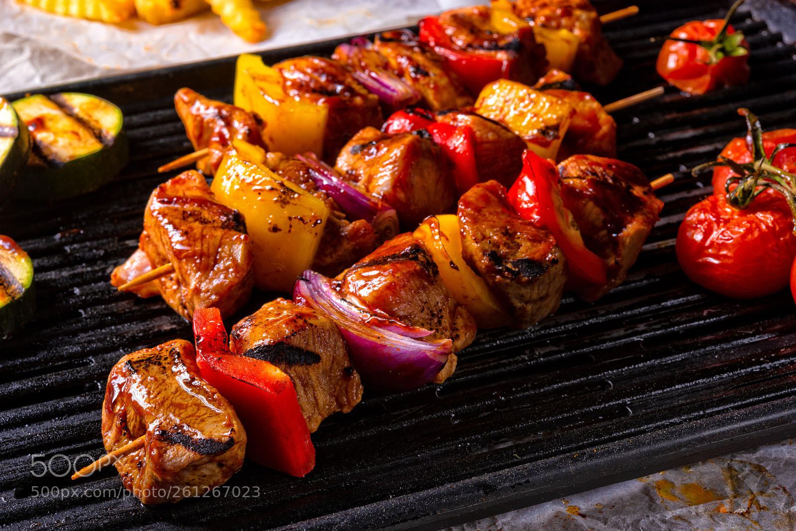 Nikon D810 sample photo. Rustic shish kebab skewers photography