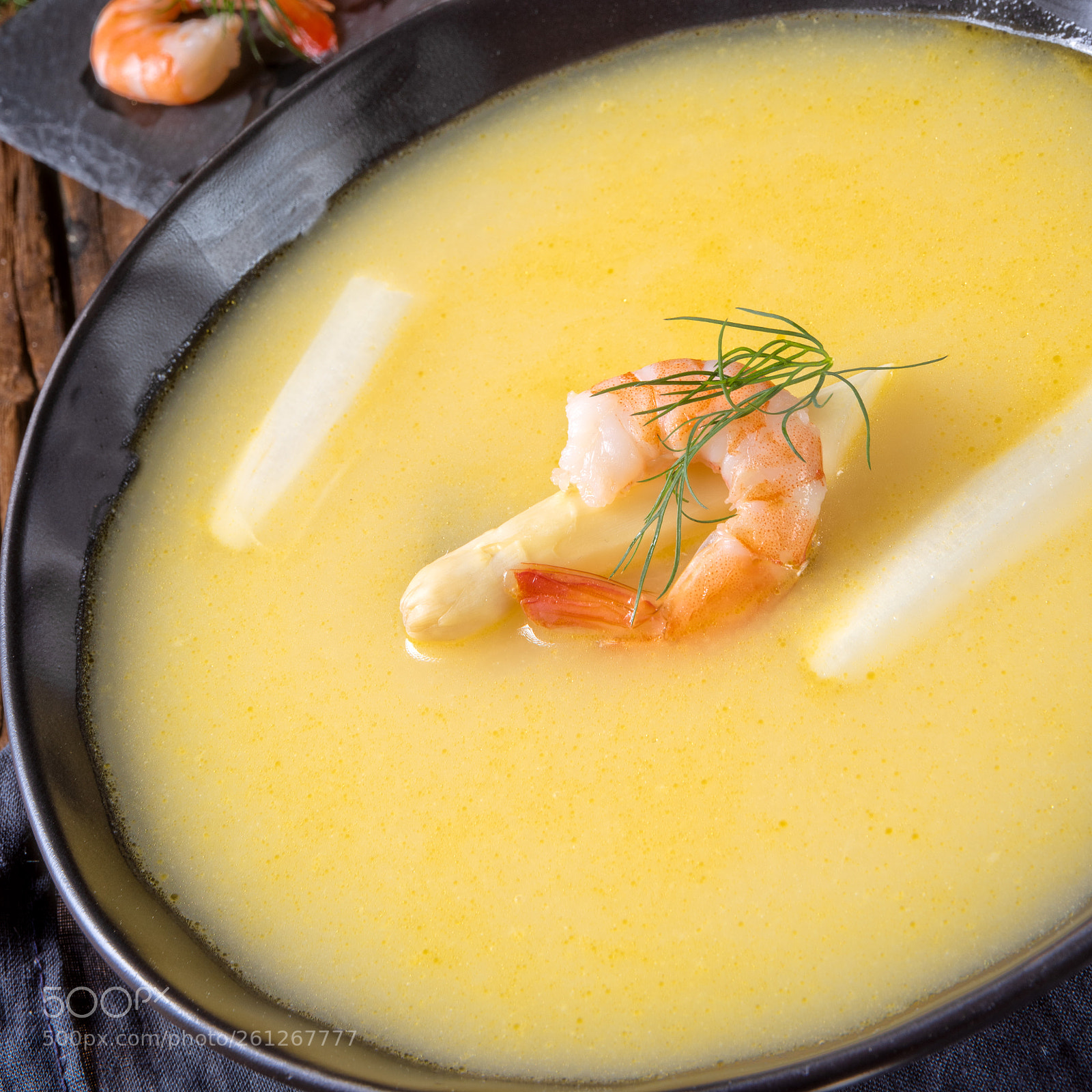 Nikon D810 sample photo. Delicious asparagus cream soup photography