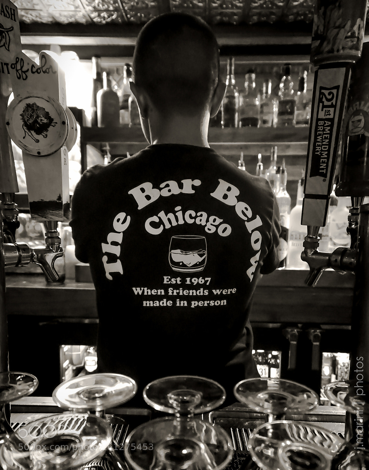 Sony a6000 sample photo. The bar below chicago photography