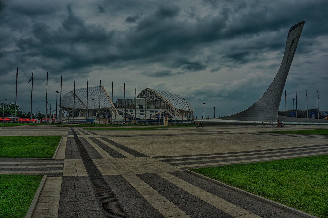 Sony Alpha NEX-5R sample photo. Sochi olympic park photography