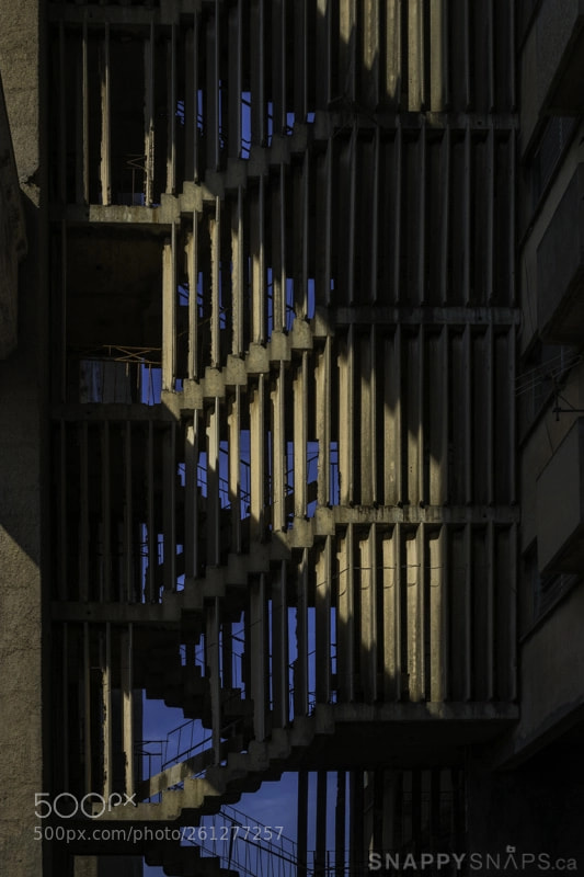Nikon D800 sample photo. Morning sun on edificio photography