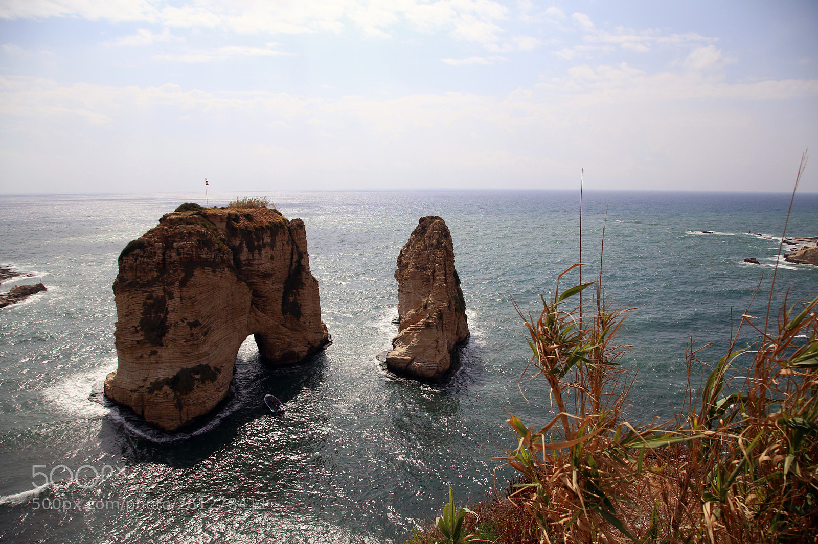 Canon EOS 6D sample photo. Lebanon - raouche rock photography
