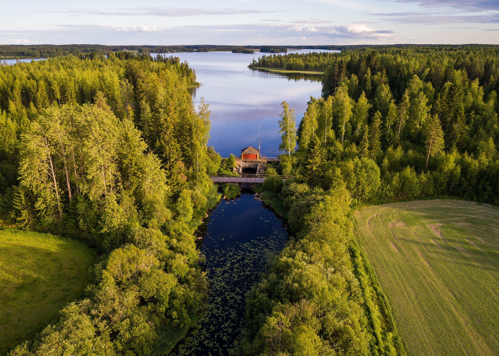 DJI FC6510 sample photo. Dammen photography