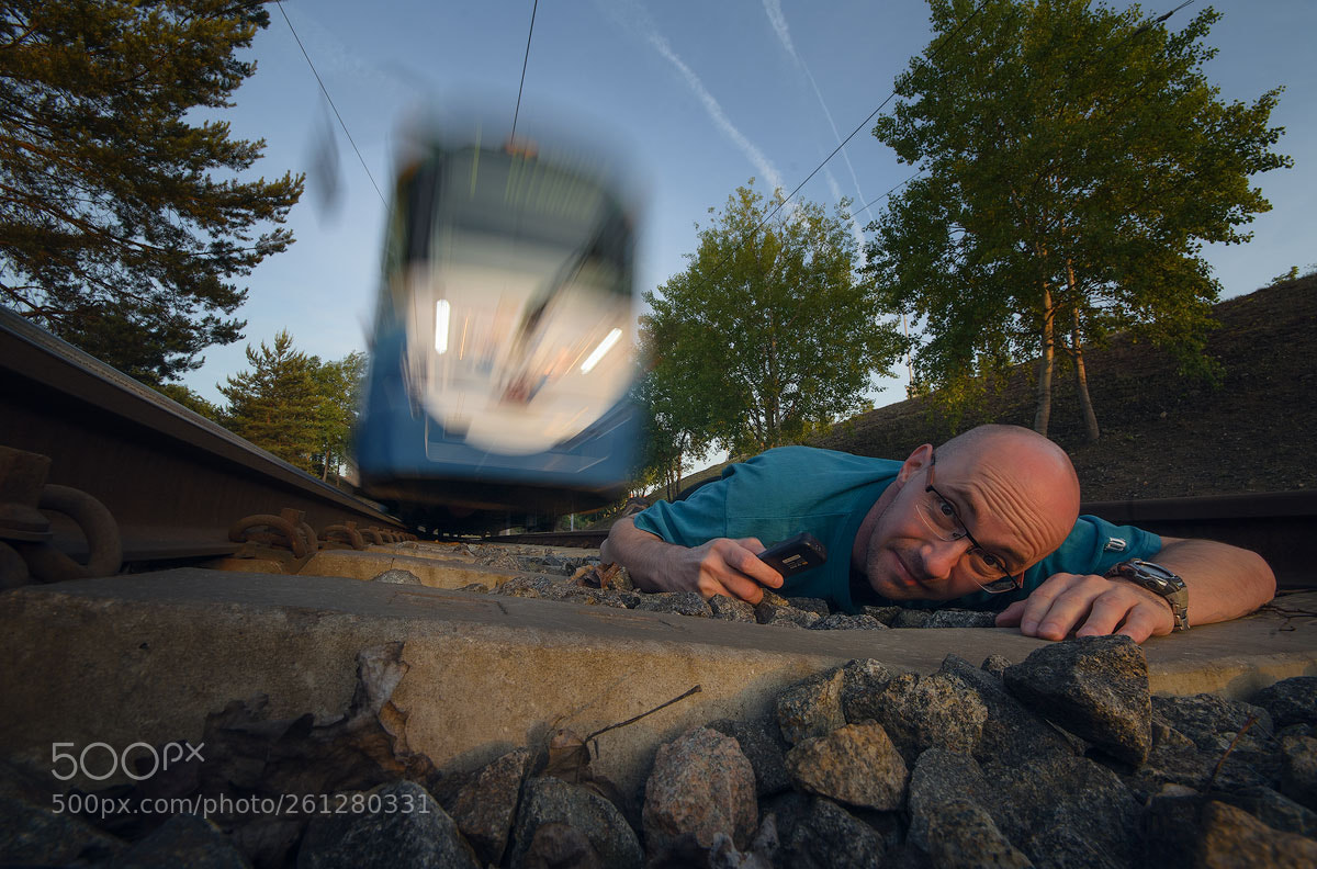 Nikon D7000 sample photo. Tram selfie photography