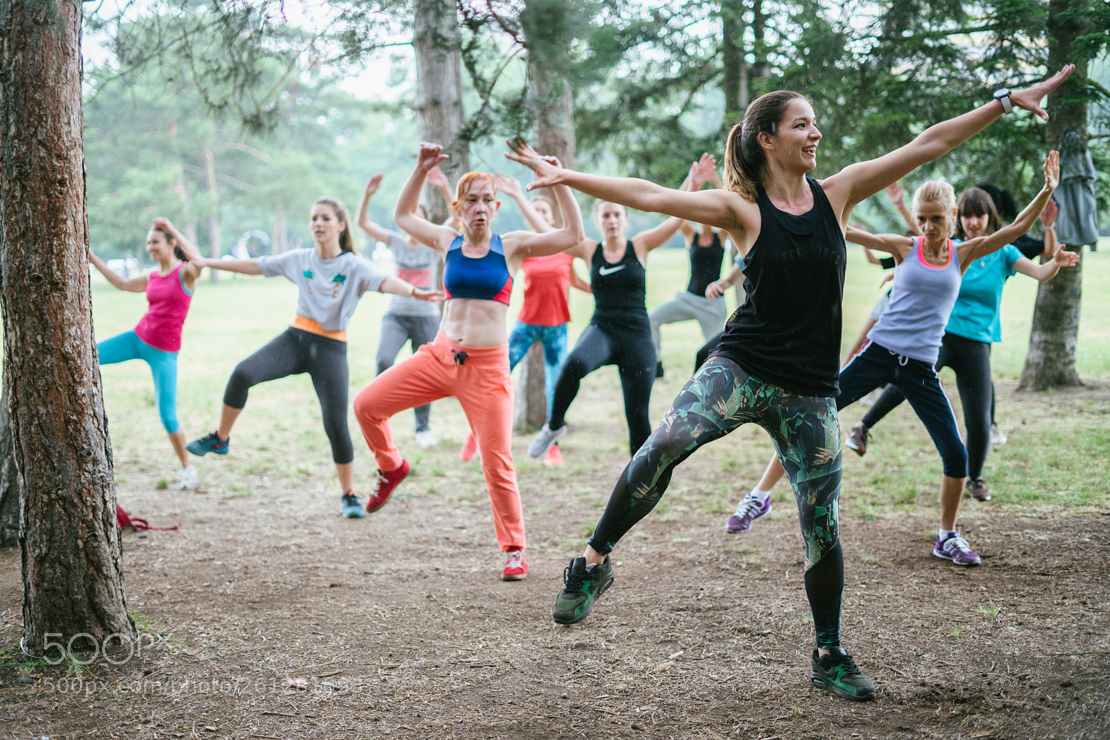 Sony a7R II sample photo. Zumba workout photography