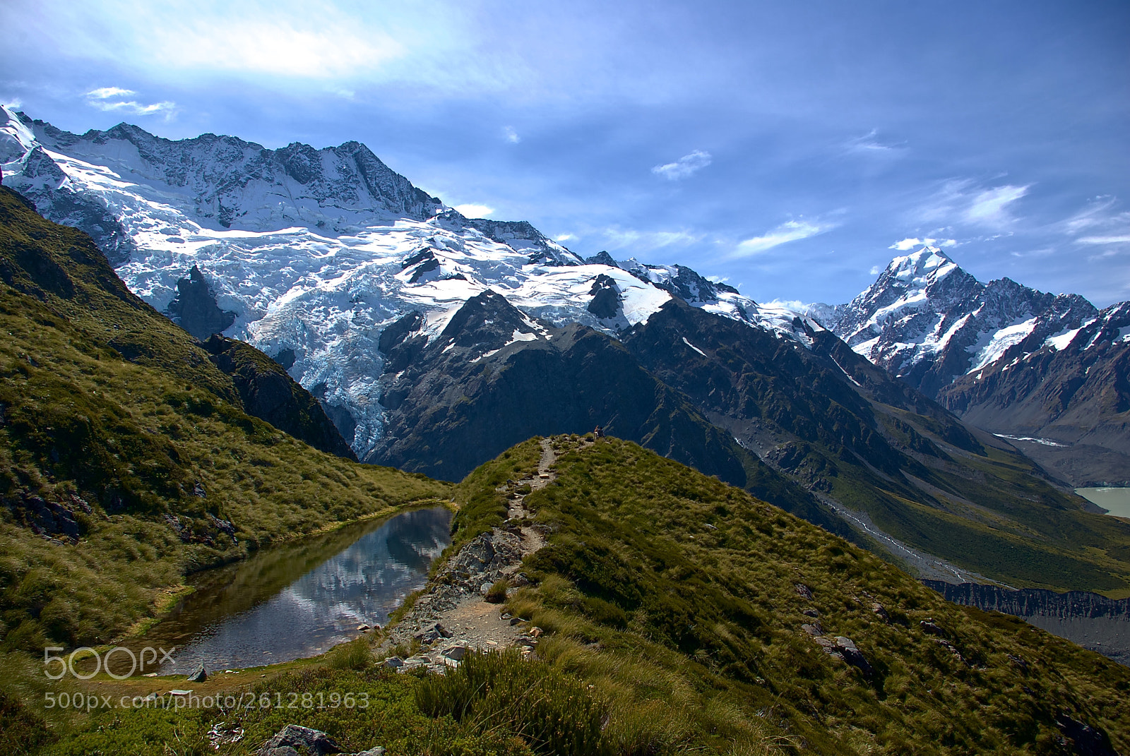 Pentax K10D sample photo. View to mt. cook photography