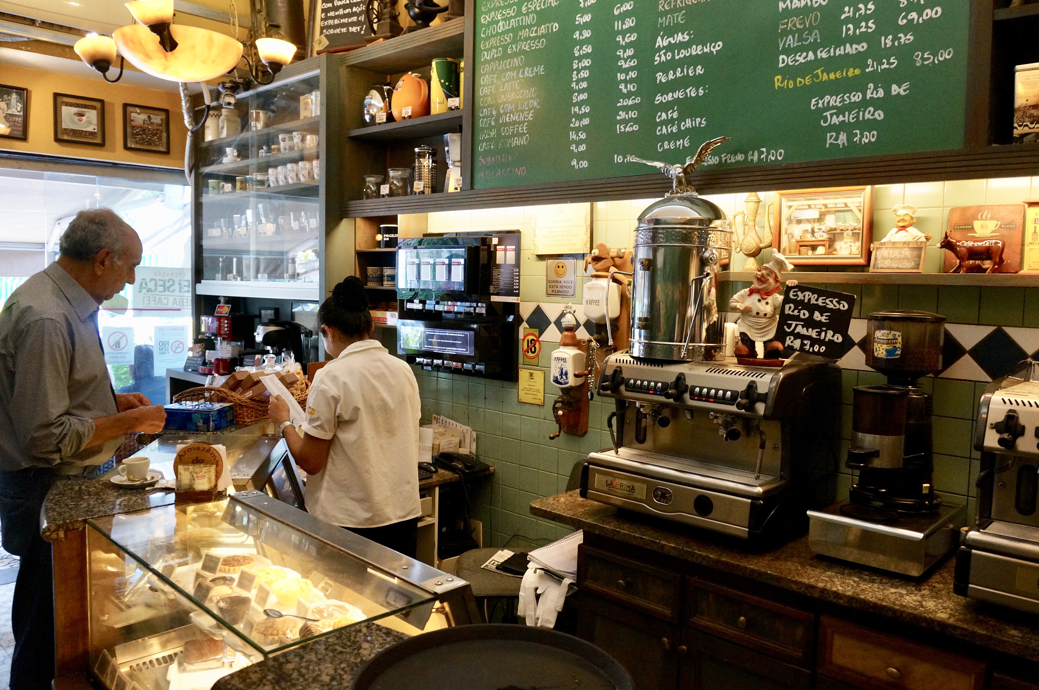 Sony Alpha NEX-5R sample photo. Brazilian coffee shop | rio photography