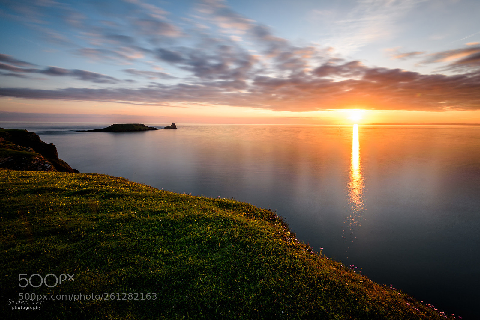 Nikon D750 sample photo. Sunset at worms head photography