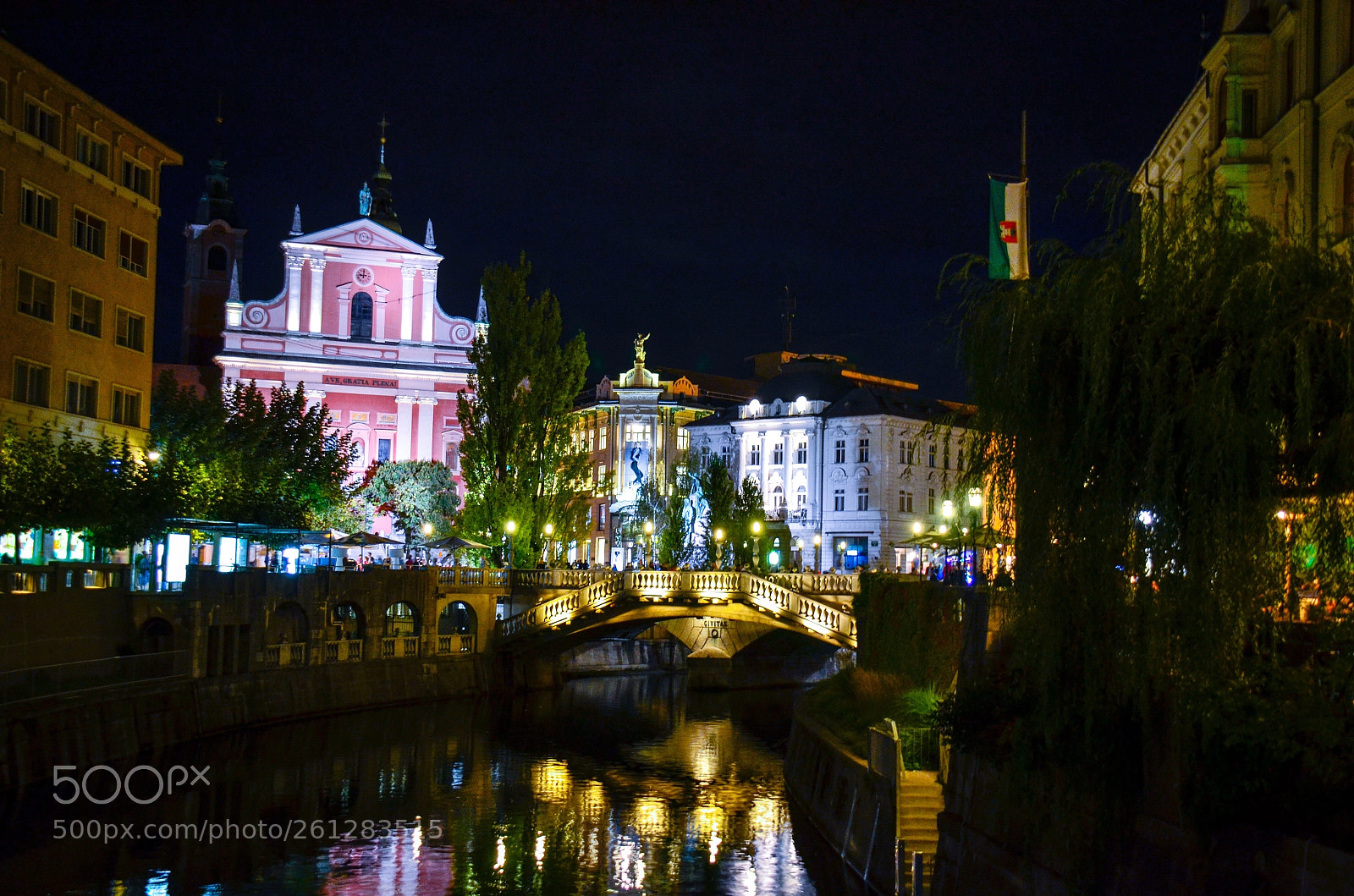 Nikon D7000 sample photo. Night in ljubljana  photography