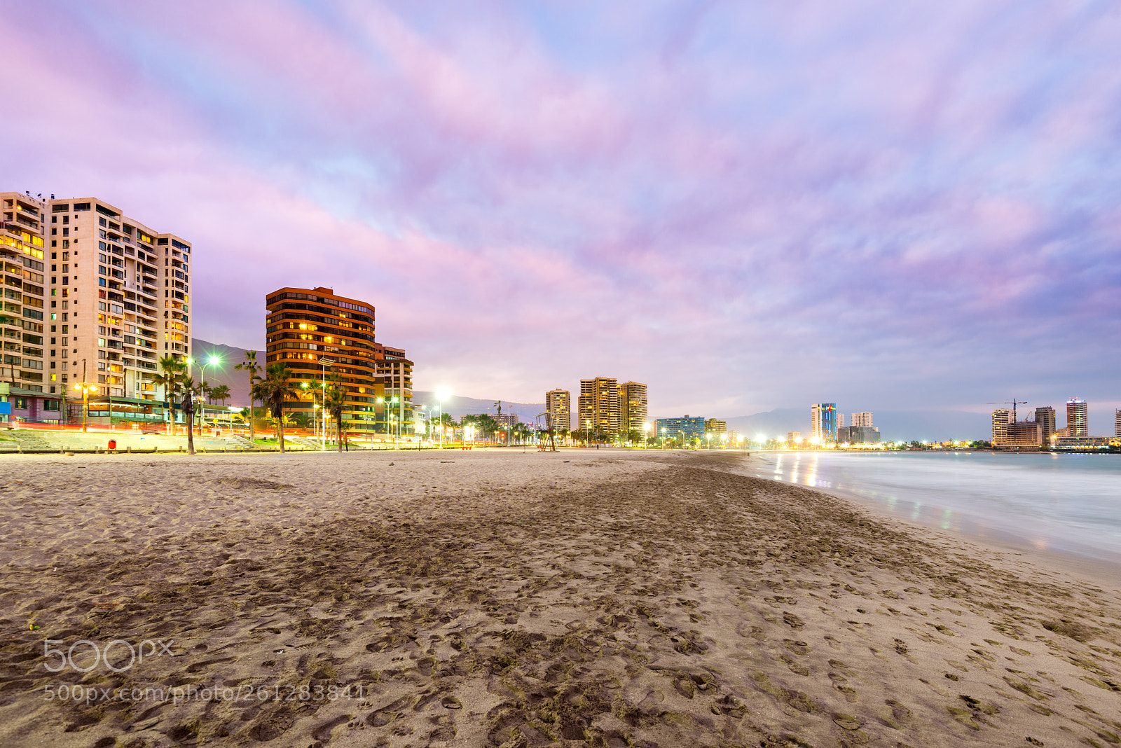 Nikon D800 sample photo. View of cavancha beach photography