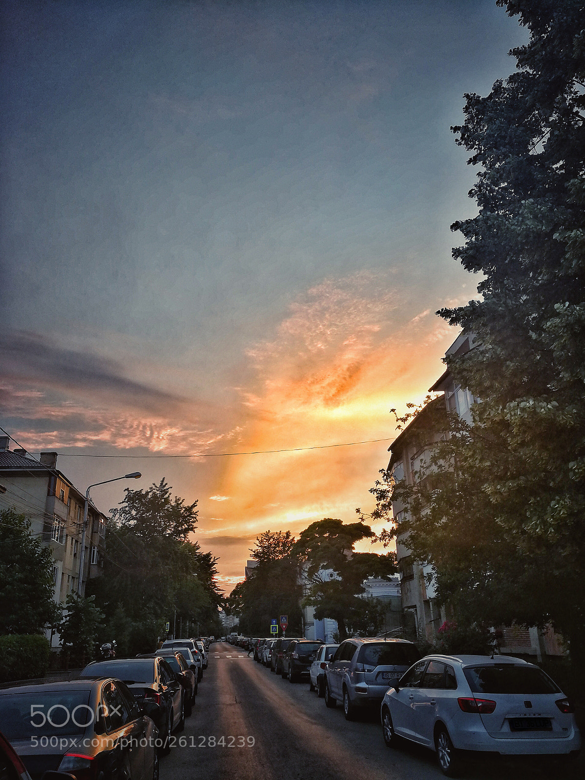 HUAWEI P10 sample photo. Orange sunset photography