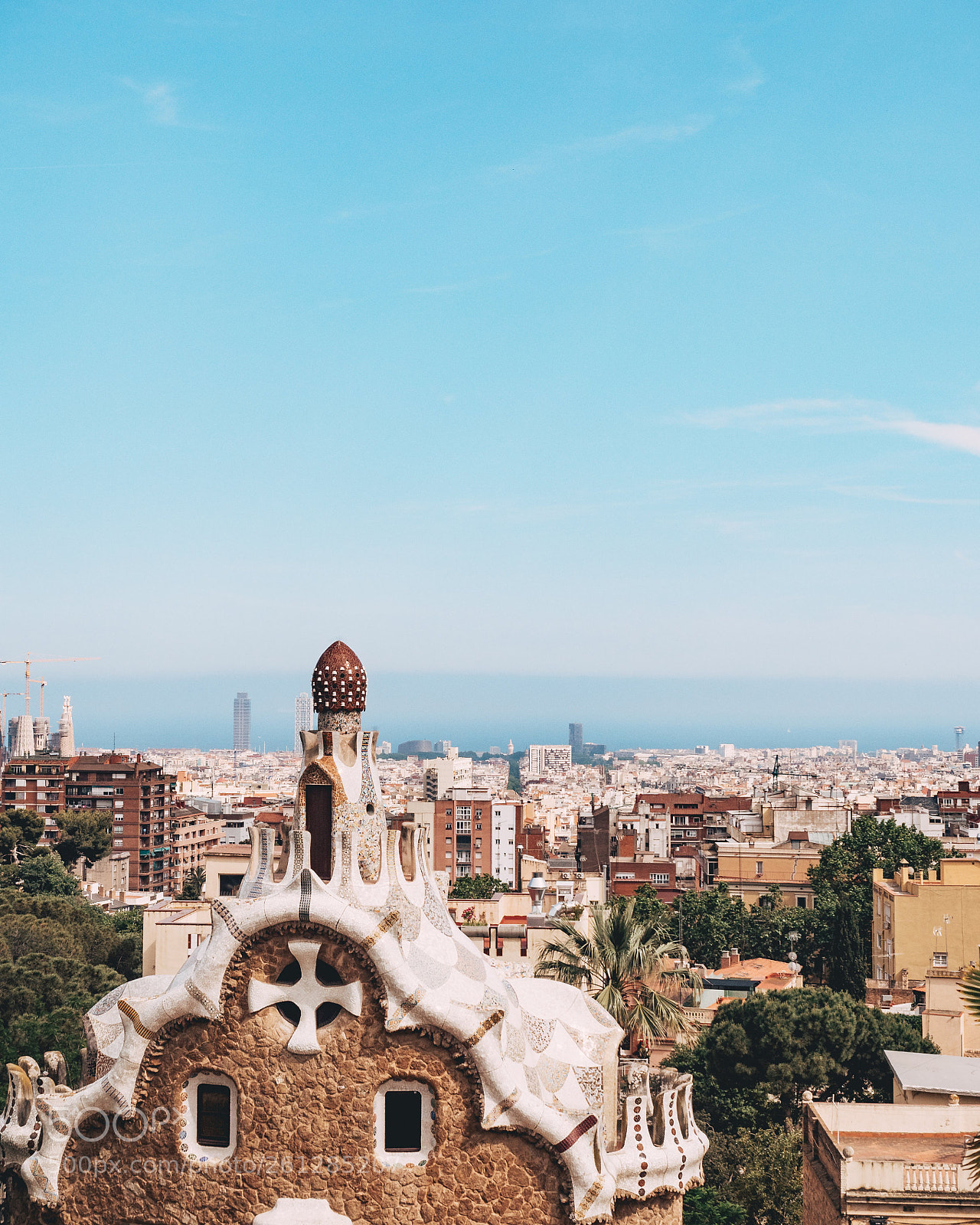 Olympus OM-D E-M5 II sample photo. Parc güell photography