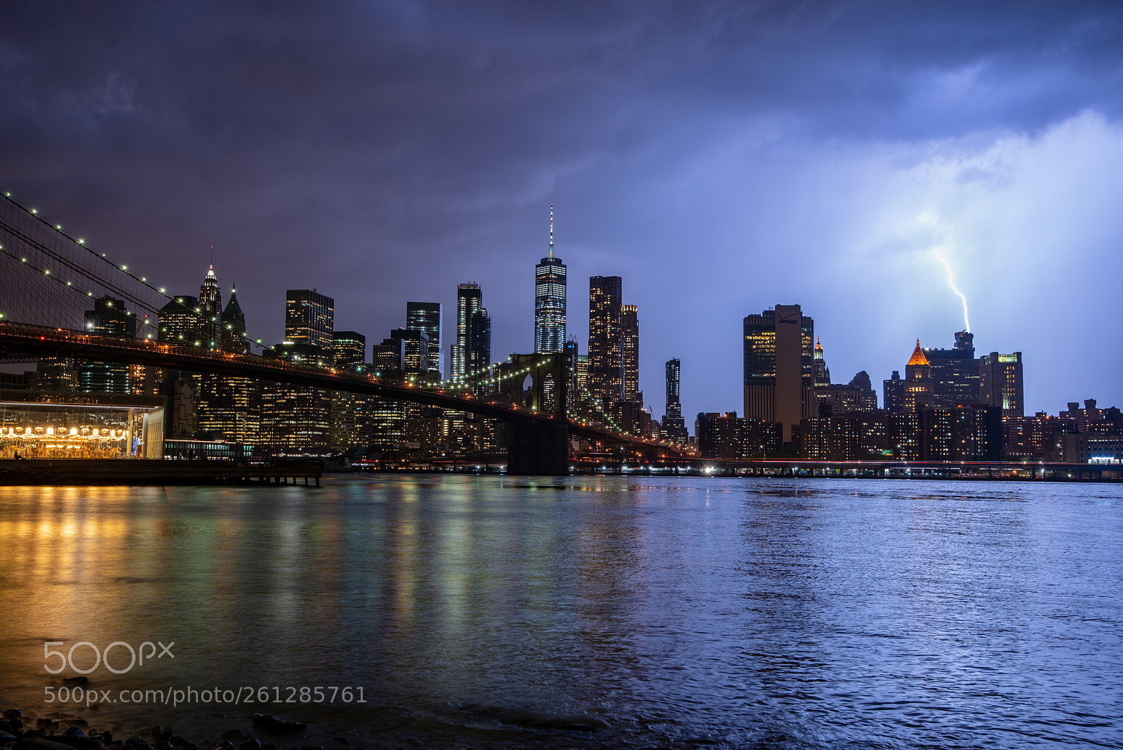 Nikon D810 sample photo. New-york lightning photography