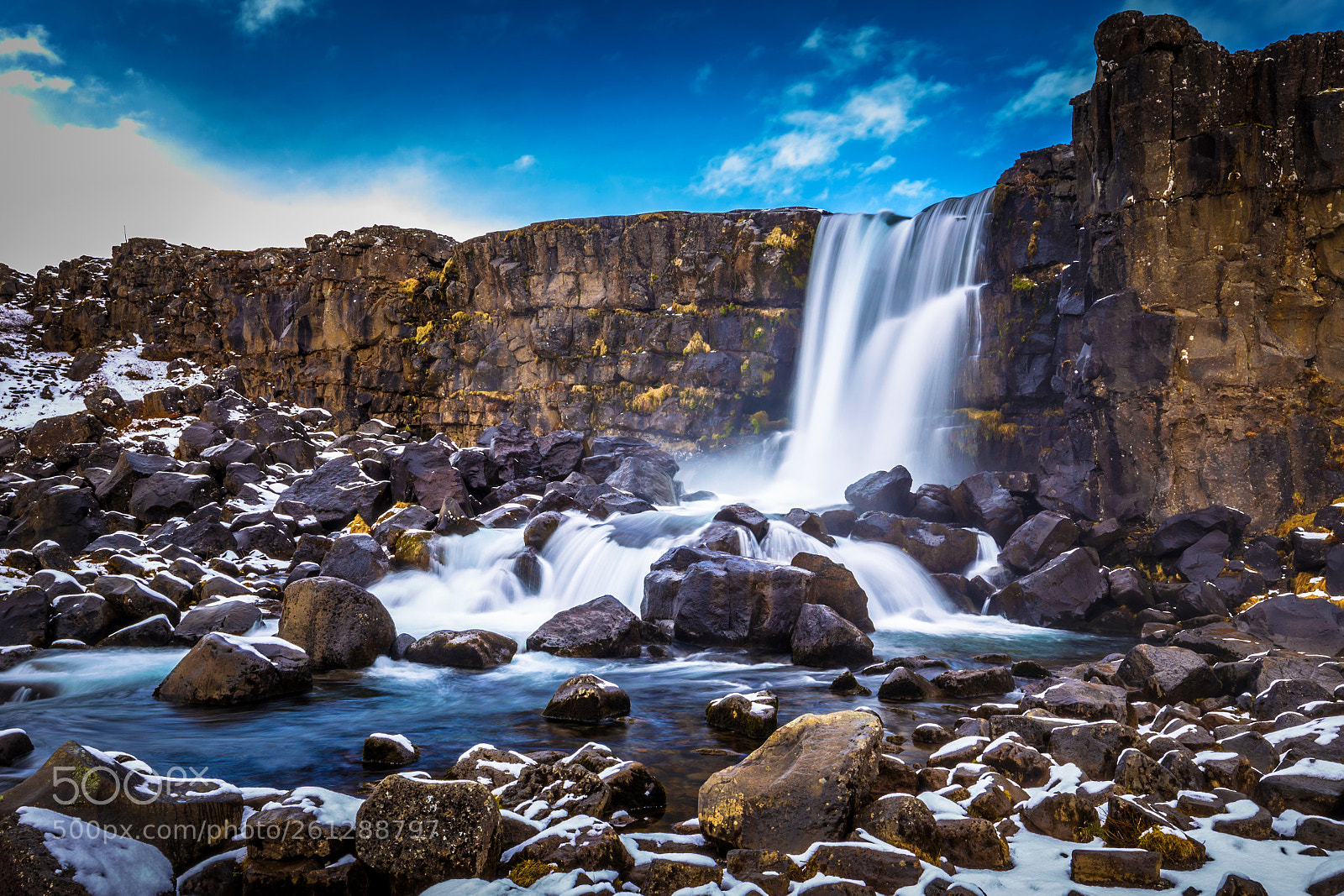 Canon EOS 6D sample photo. Öxarárfoss photography