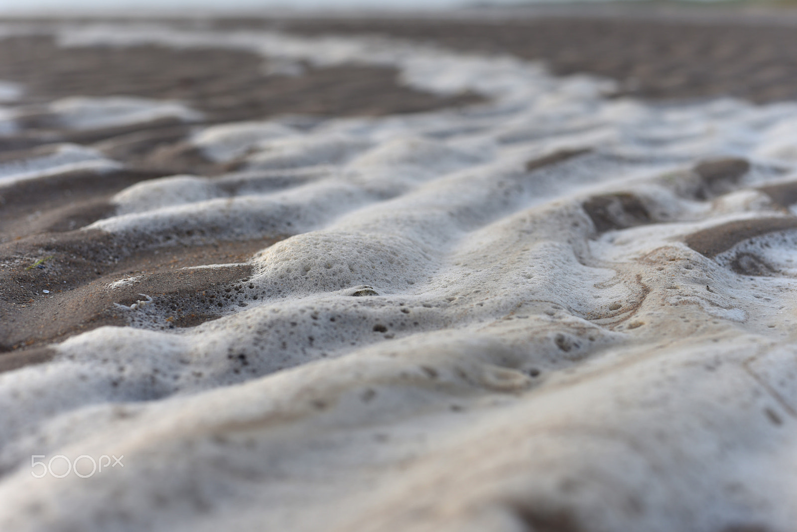 Nikon AF Nikkor 50mm F1.4D sample photo. Froth on the shore photography