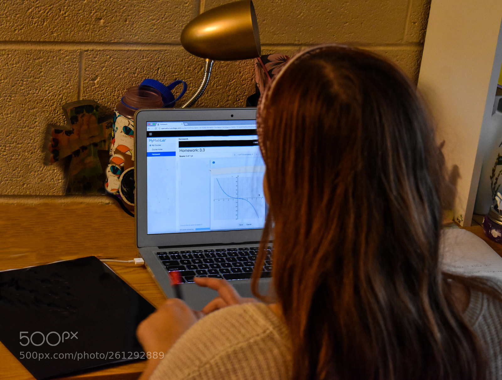 Nikon D3400 sample photo. Studying in the dorm photography