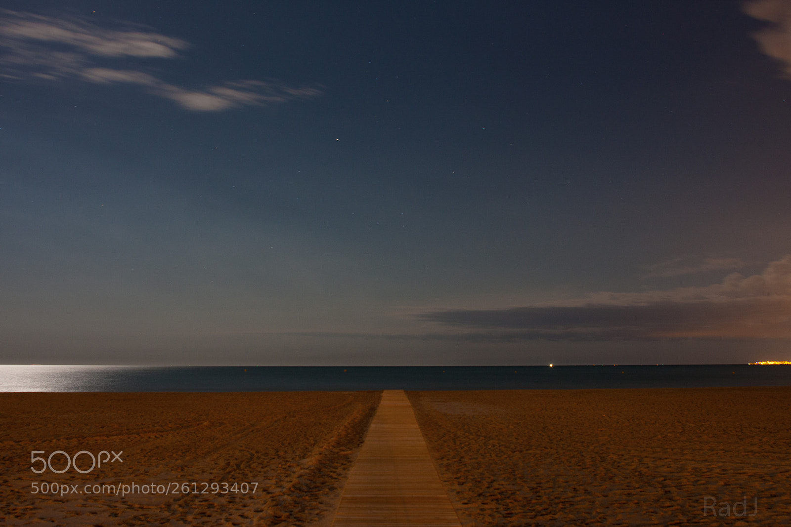 Canon EOS 40D sample photo. Night sea photography