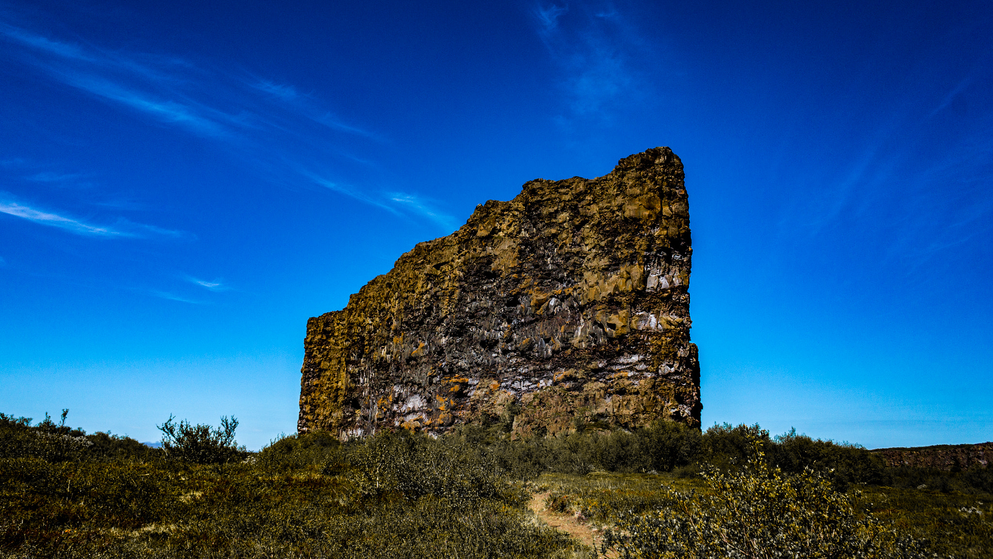 Sony Alpha NEX-F3 sample photo. The Ásbyrgi canyon photography