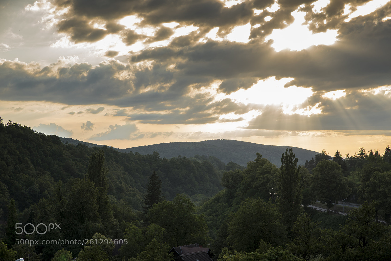 Nikon D750 sample photo. Sunset in slunj photography