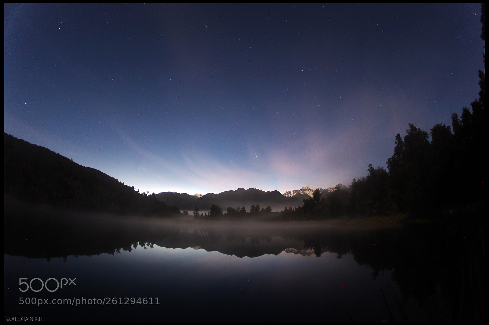 Canon EOS 5D Mark II sample photo. Lake matheson photography